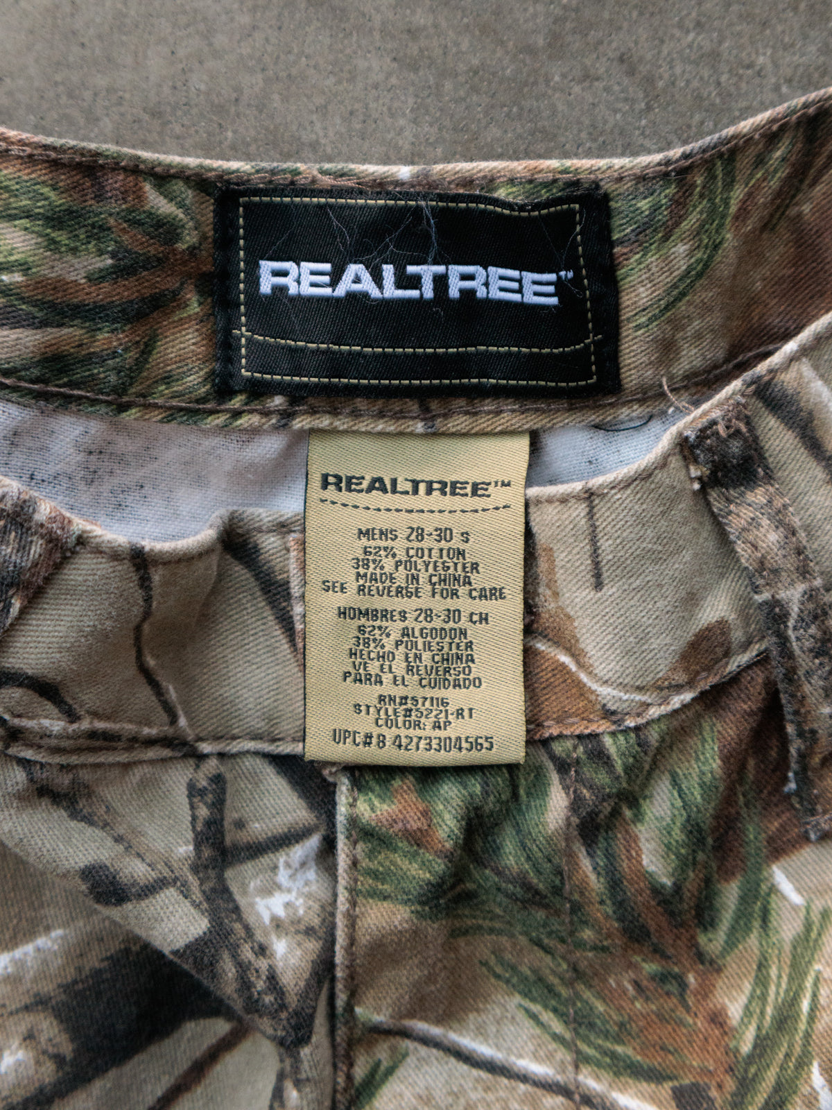 Vintage Brown Camo Realtree Cargo Pants (S)