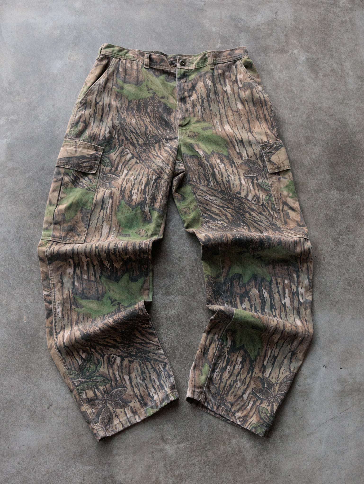 Vintage 90s Brown Camo Spartan Realtree Cargo Pants (W36)