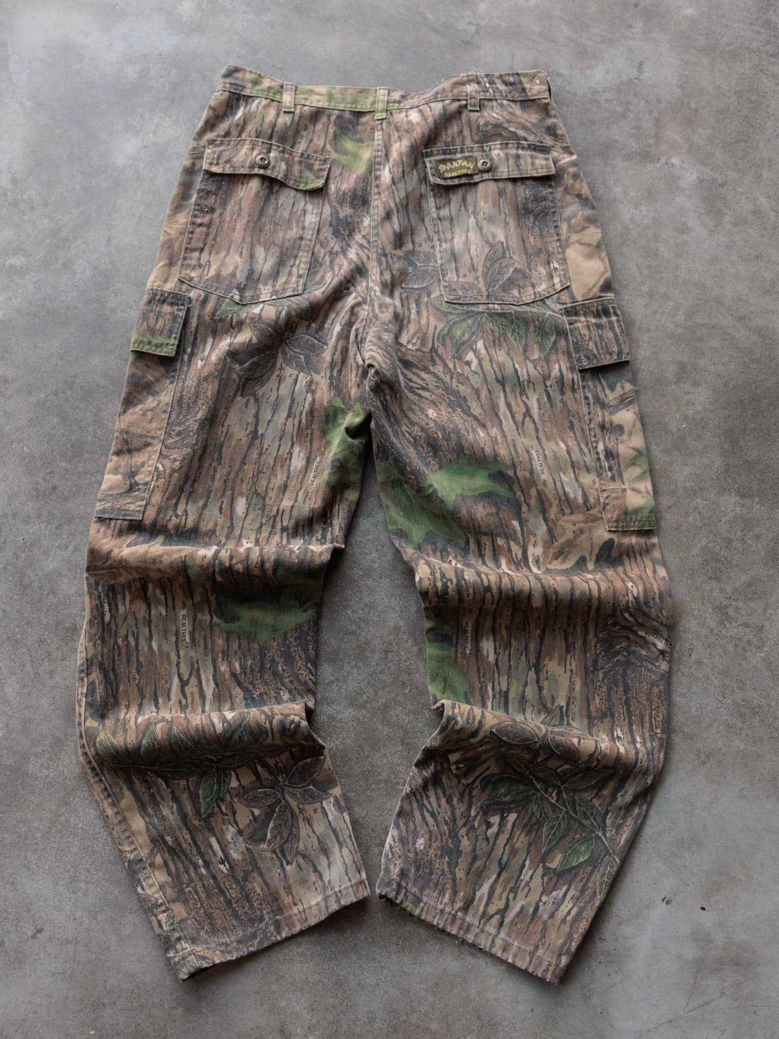 Vintage 90s Brown Camo Spartan Realtree Cargo Pants (W36)