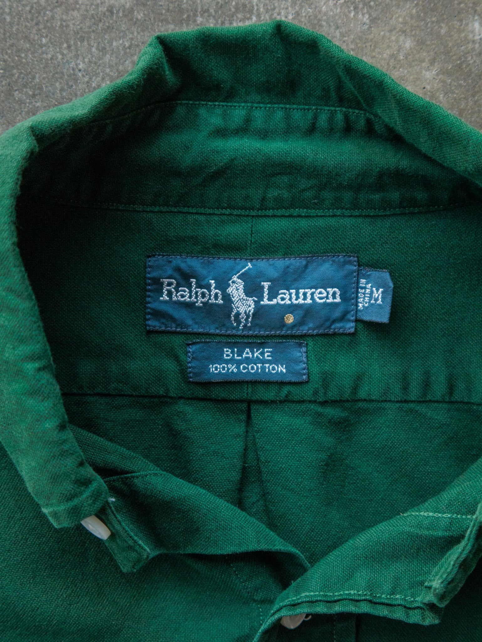 Vintage 00s Green Ralph Lauren Shirt (M)