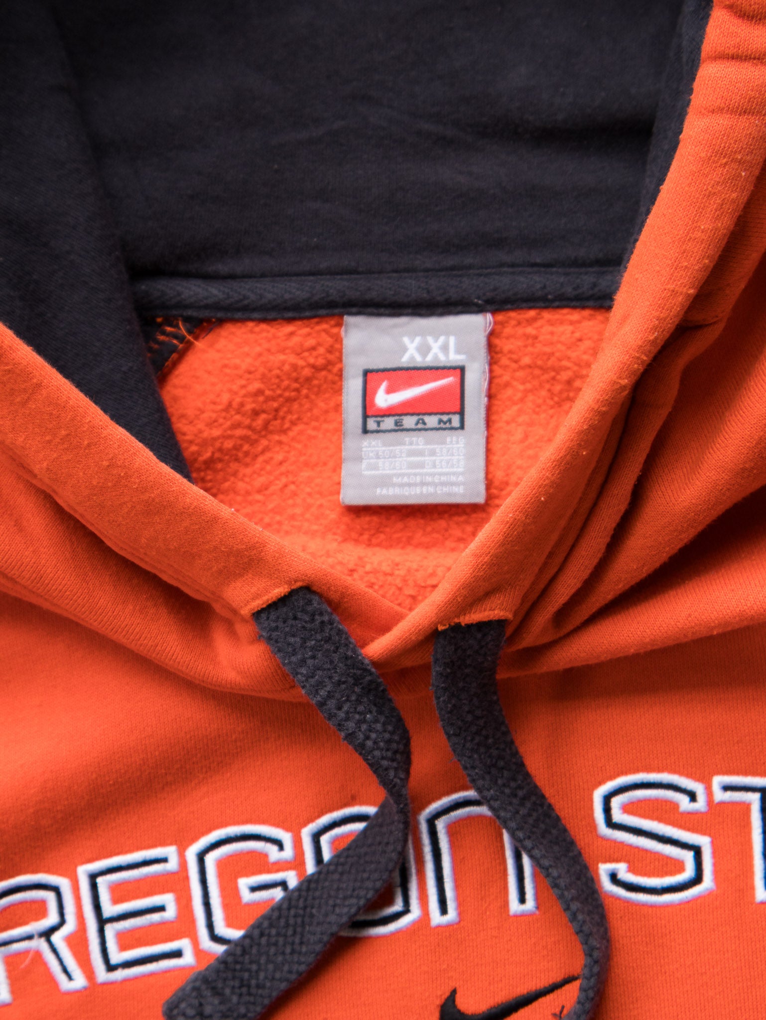 Vintage 00s Nike Oregon State Hoodie (2XL)