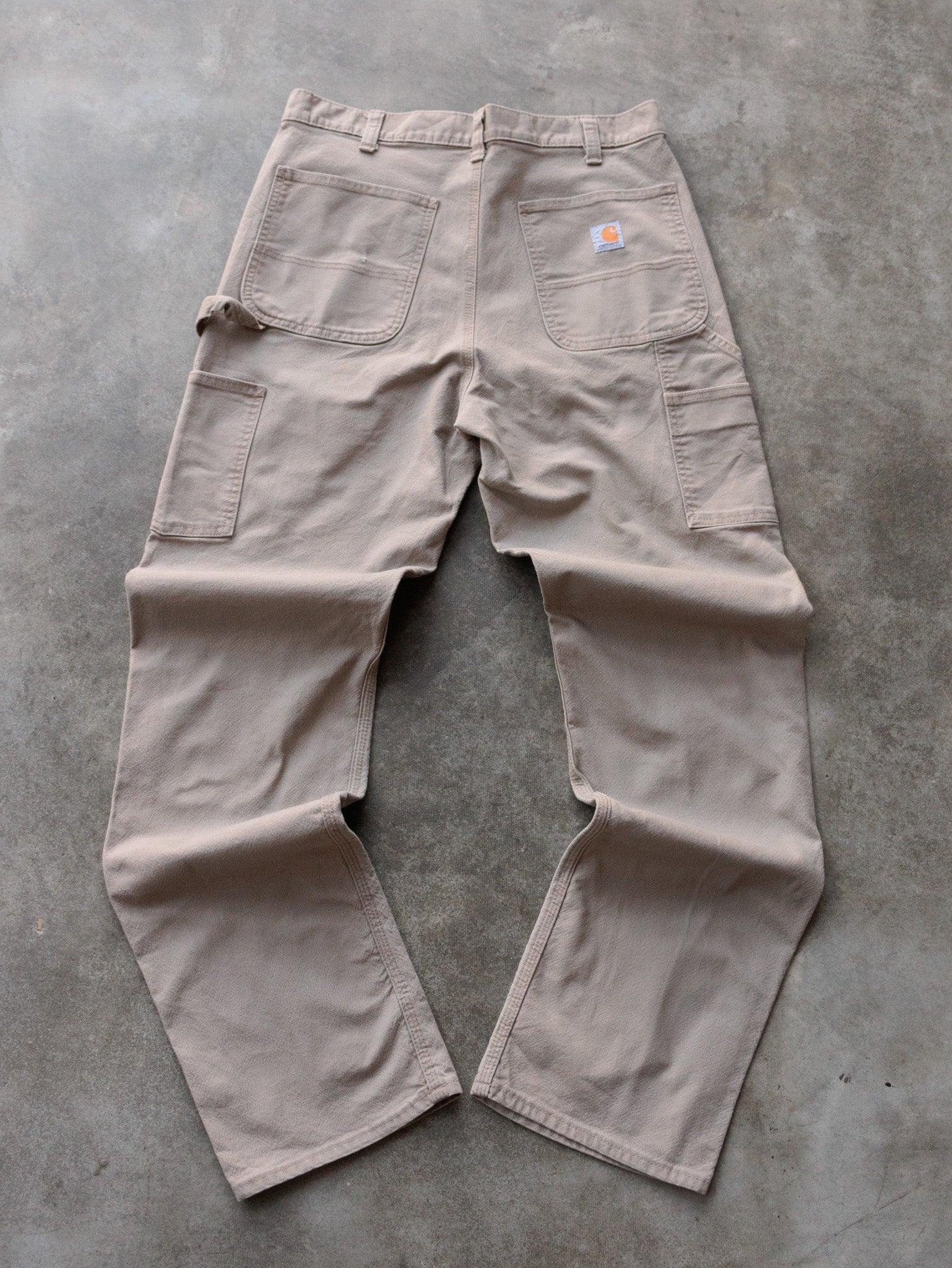 Vintage Beige Carhartt Carpenter Pants (W34)