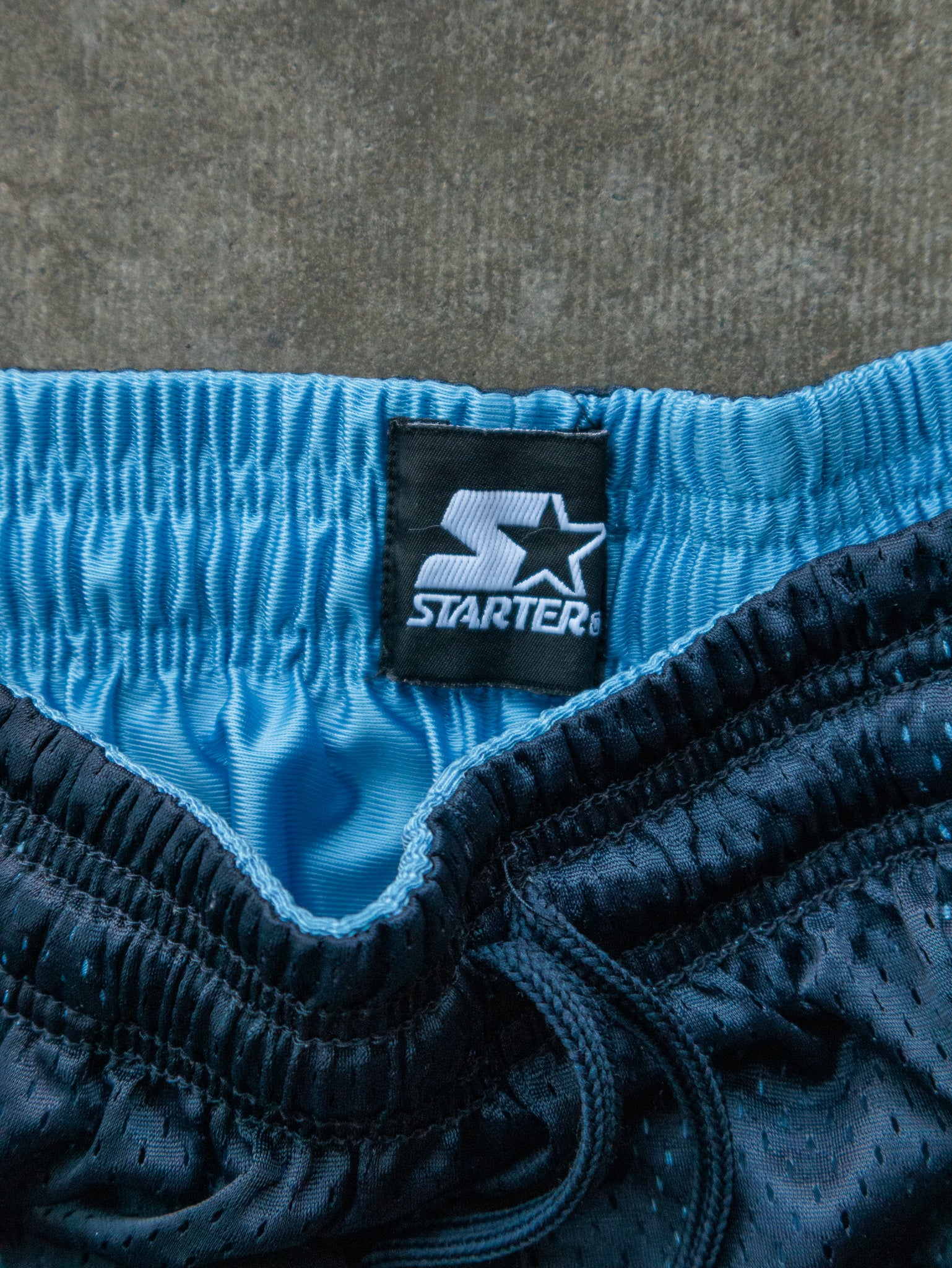 Vintage Blue Starter Reversible Mesh Shorts (-)