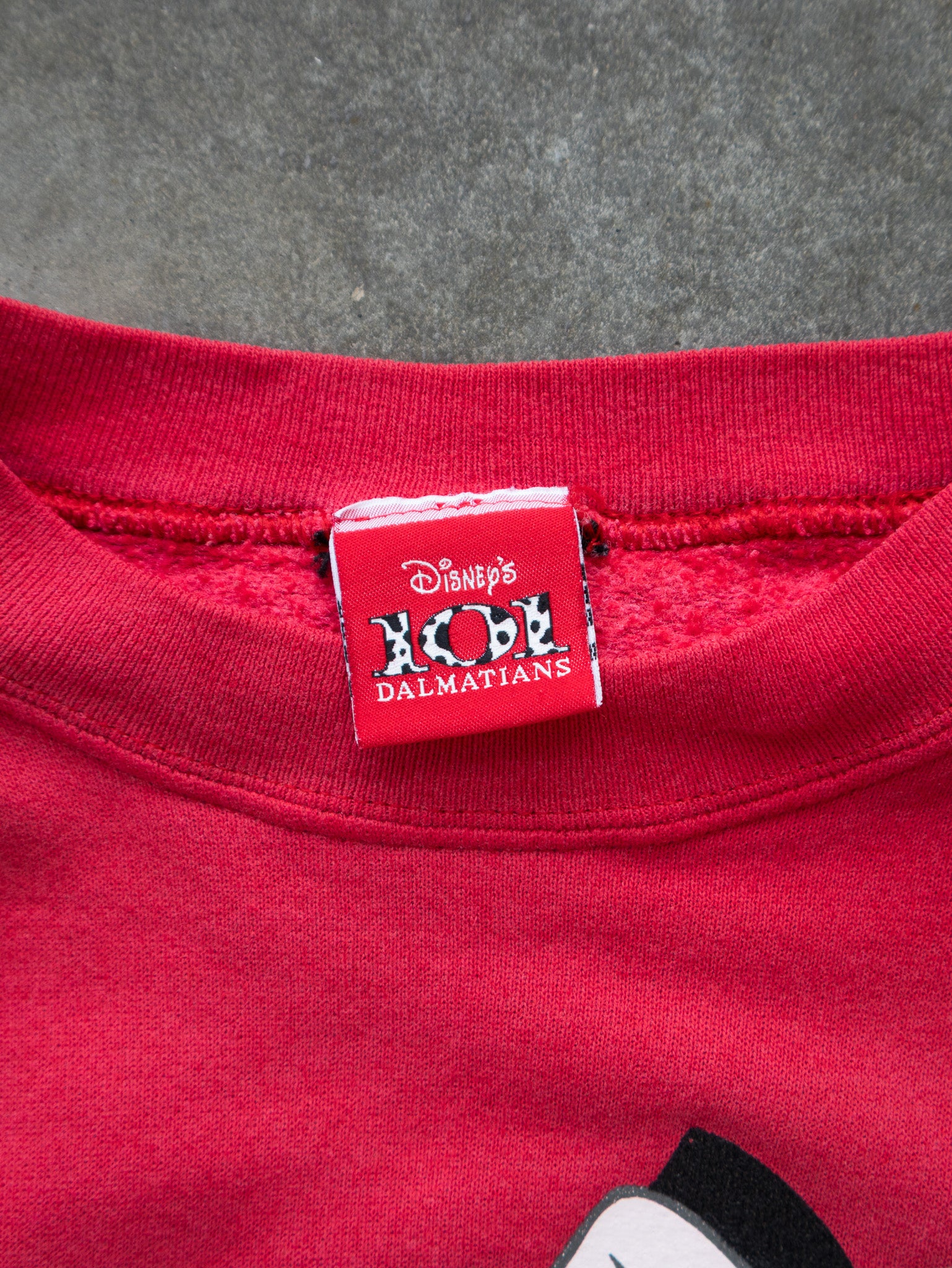 Vintage Red Disney 101 Dalmatians Sweatshirt (XL)
