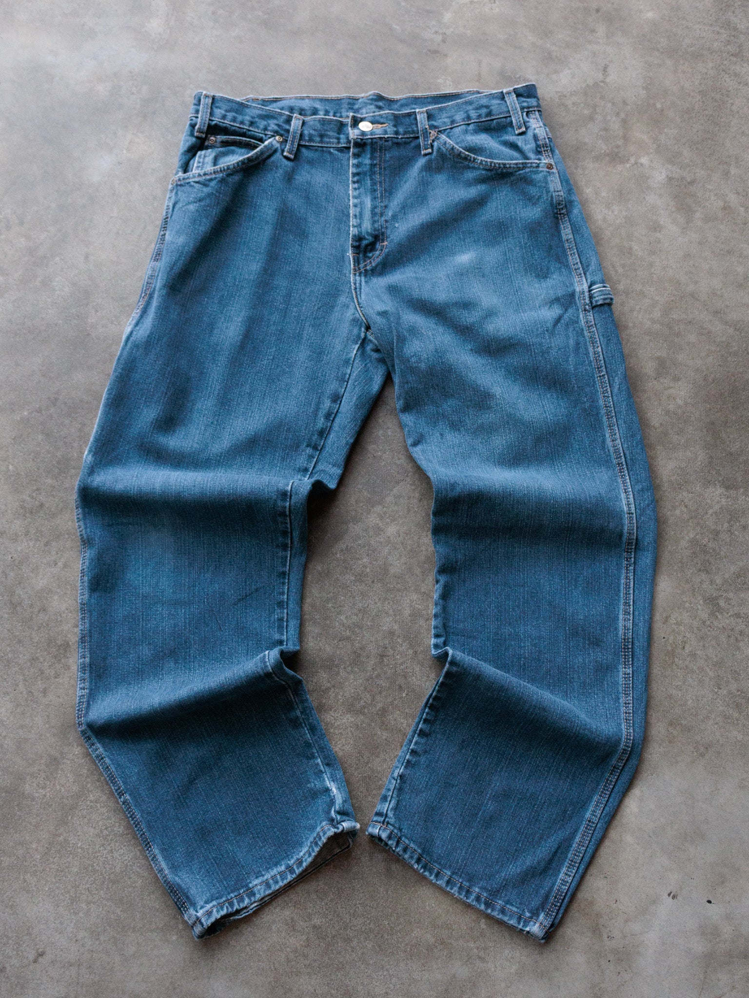 Vintage Blue Dickies Carpenter Pants (W34)