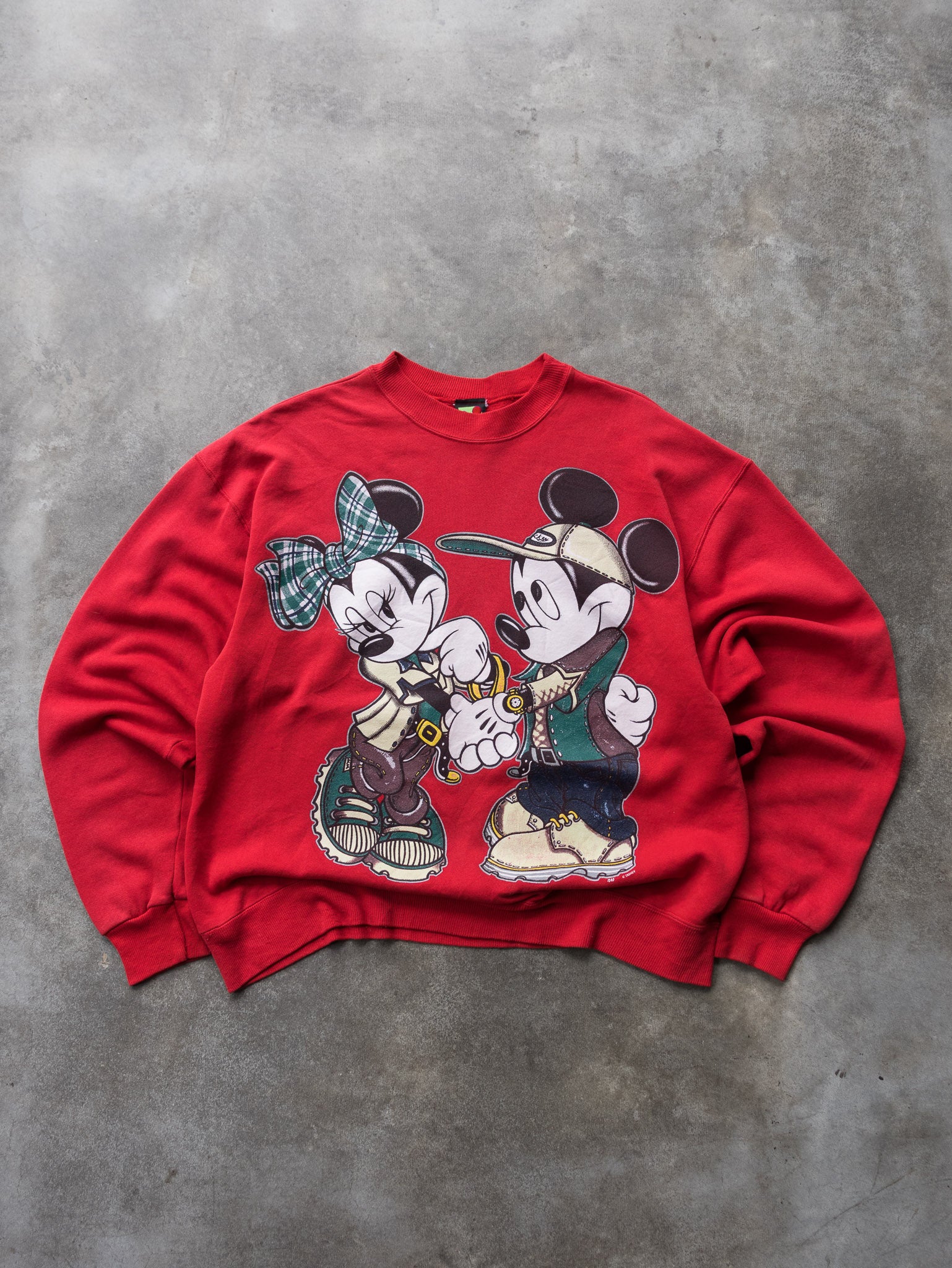 Vintage 90s Mickey Mickey & Minnie Sweatshirt (L)