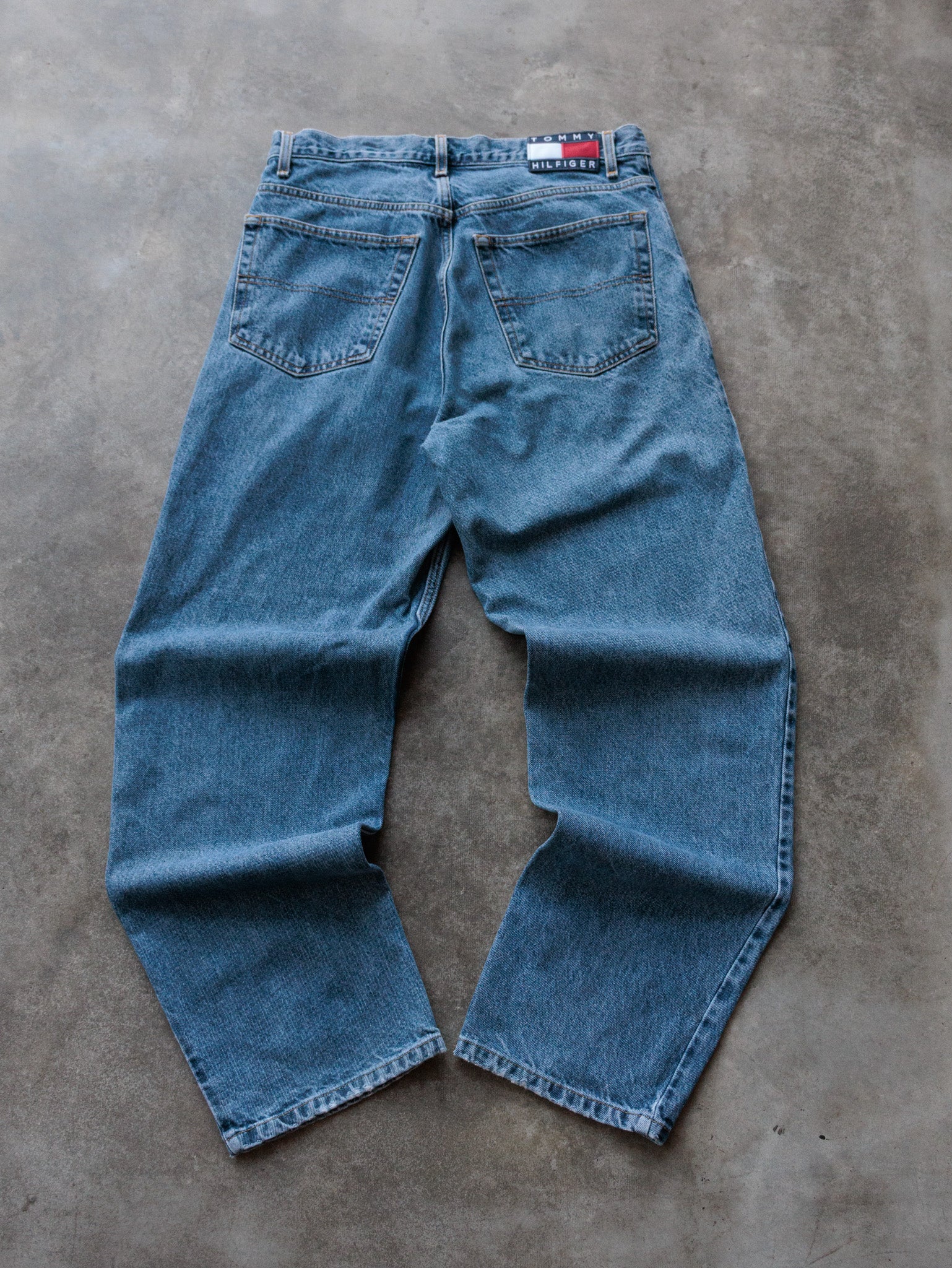 Vintage Blue Tommy Jeans Denim Pants (W33)
