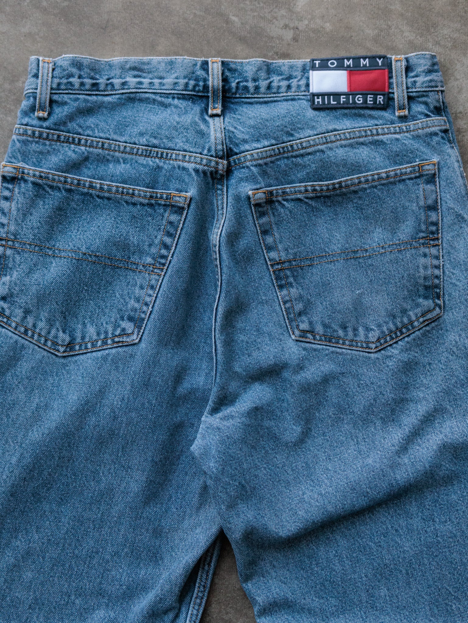 Vintage Blue Tommy Jeans Denim Pants (W33)