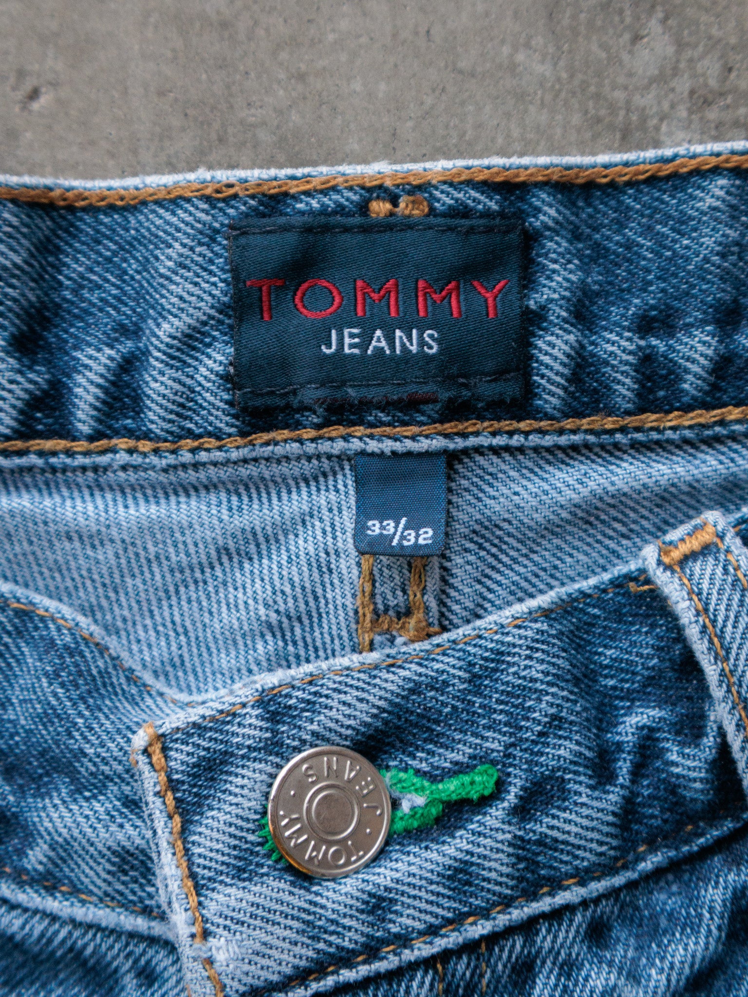 Vintage Blue Tommy Jeans Denim Pants (W33)