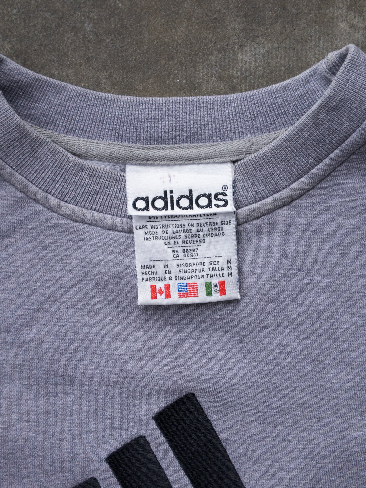 Vintage 00s Grey Adidas Sweatshirt (M)