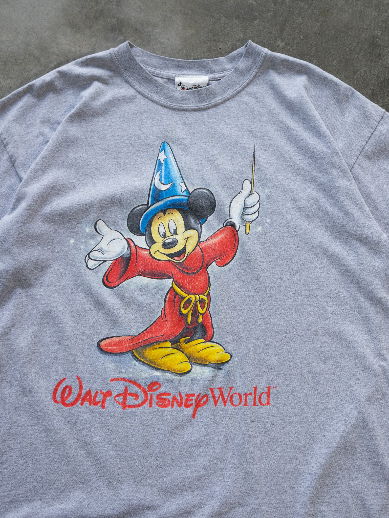 Vintage Grey Walt Disney World Mickey Tee (XL)