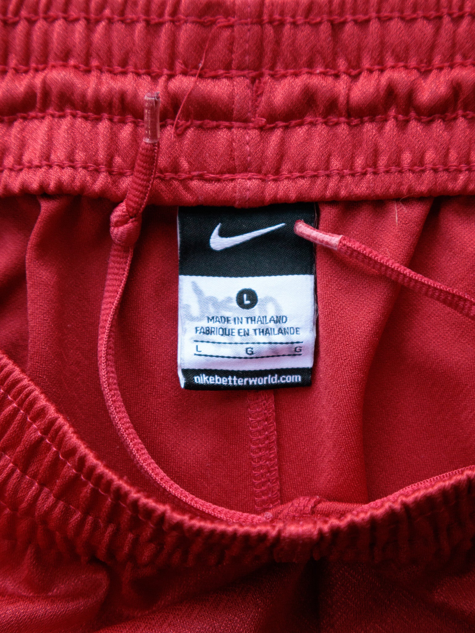 Vintage Red Nike Basketball Shorts (L)
