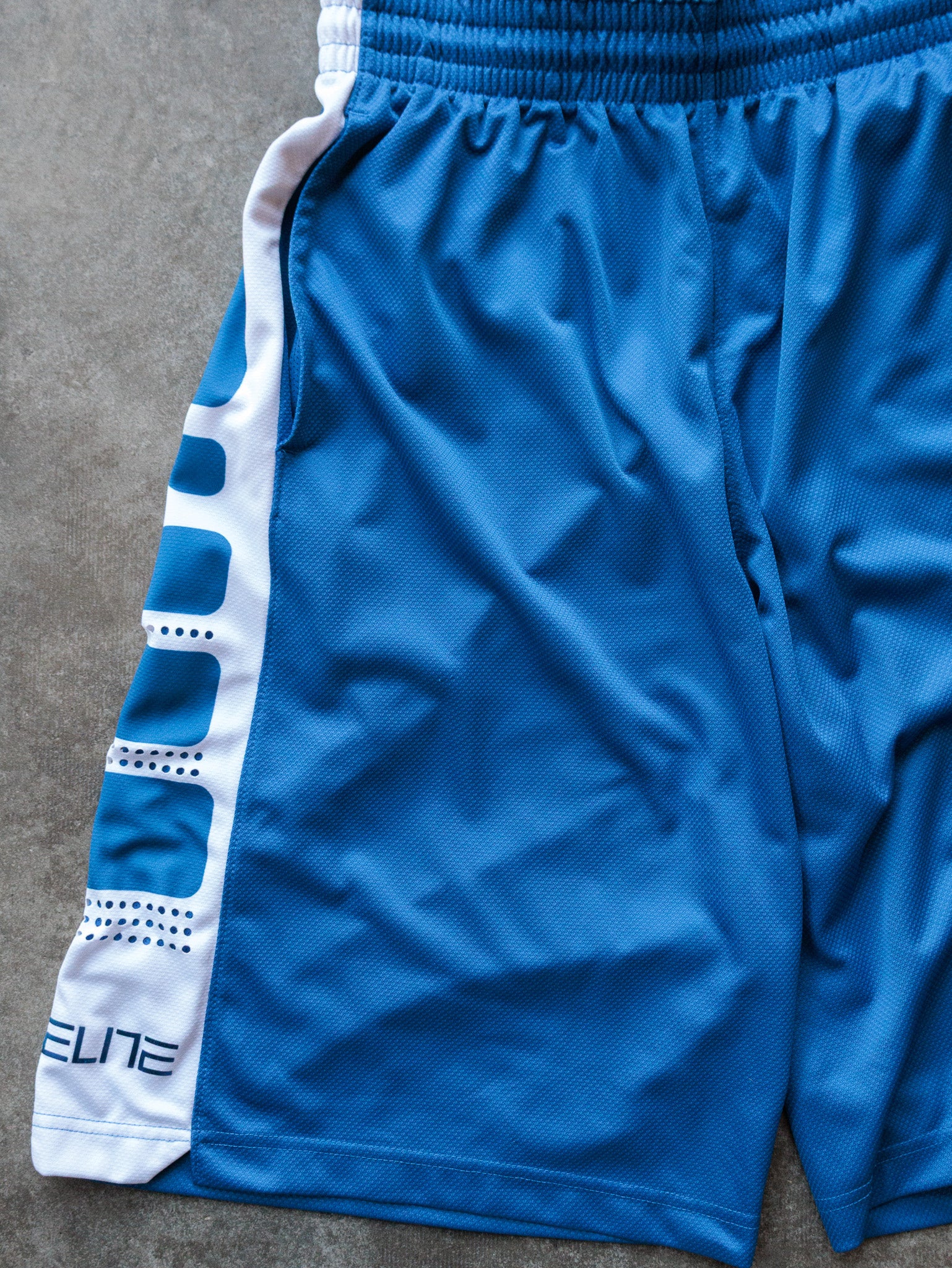 Vintage Blue Nike Elite Basketball Shorts (L)