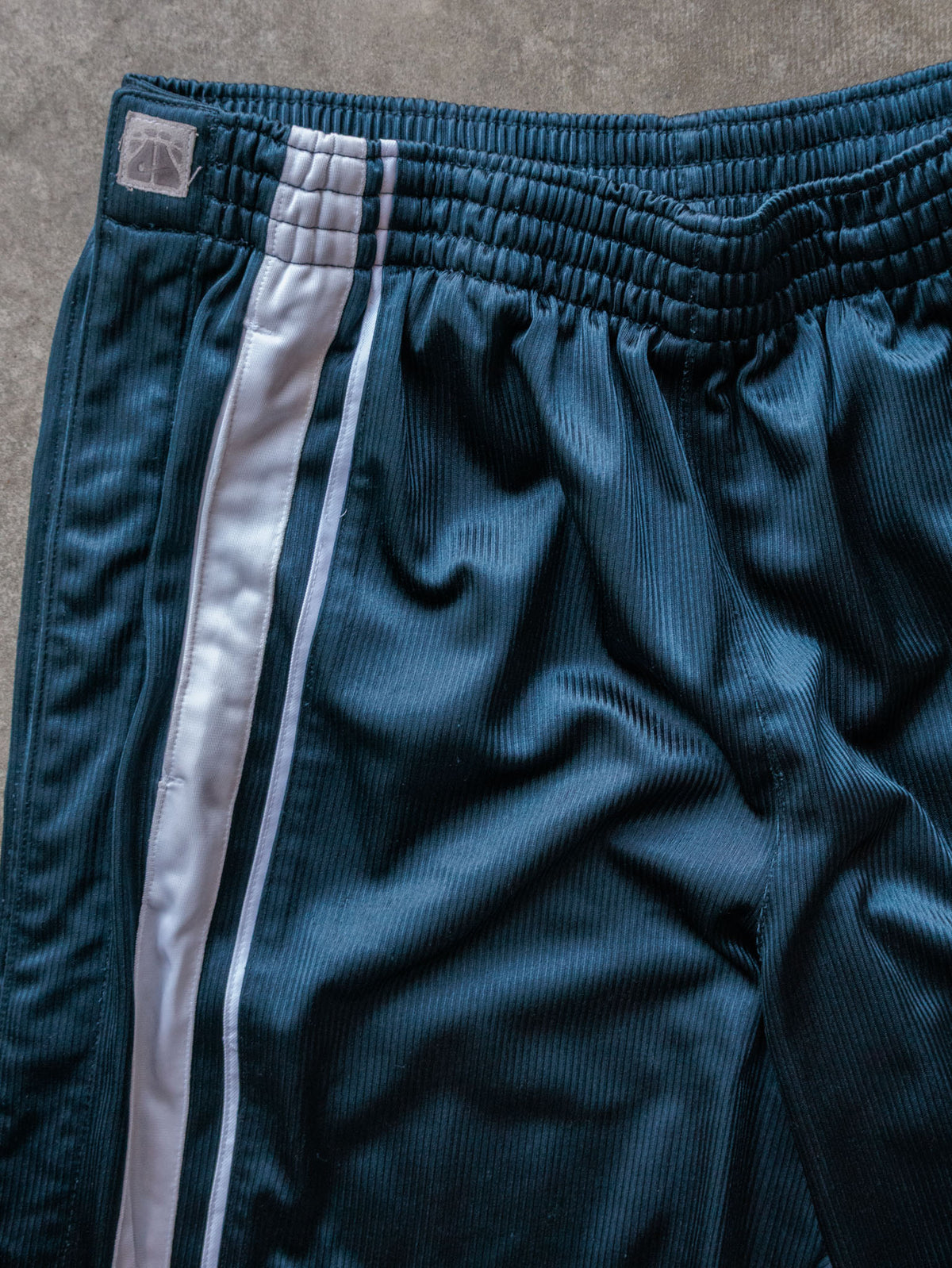 Vintage 00s Green Nike Snap Track Pants (L)