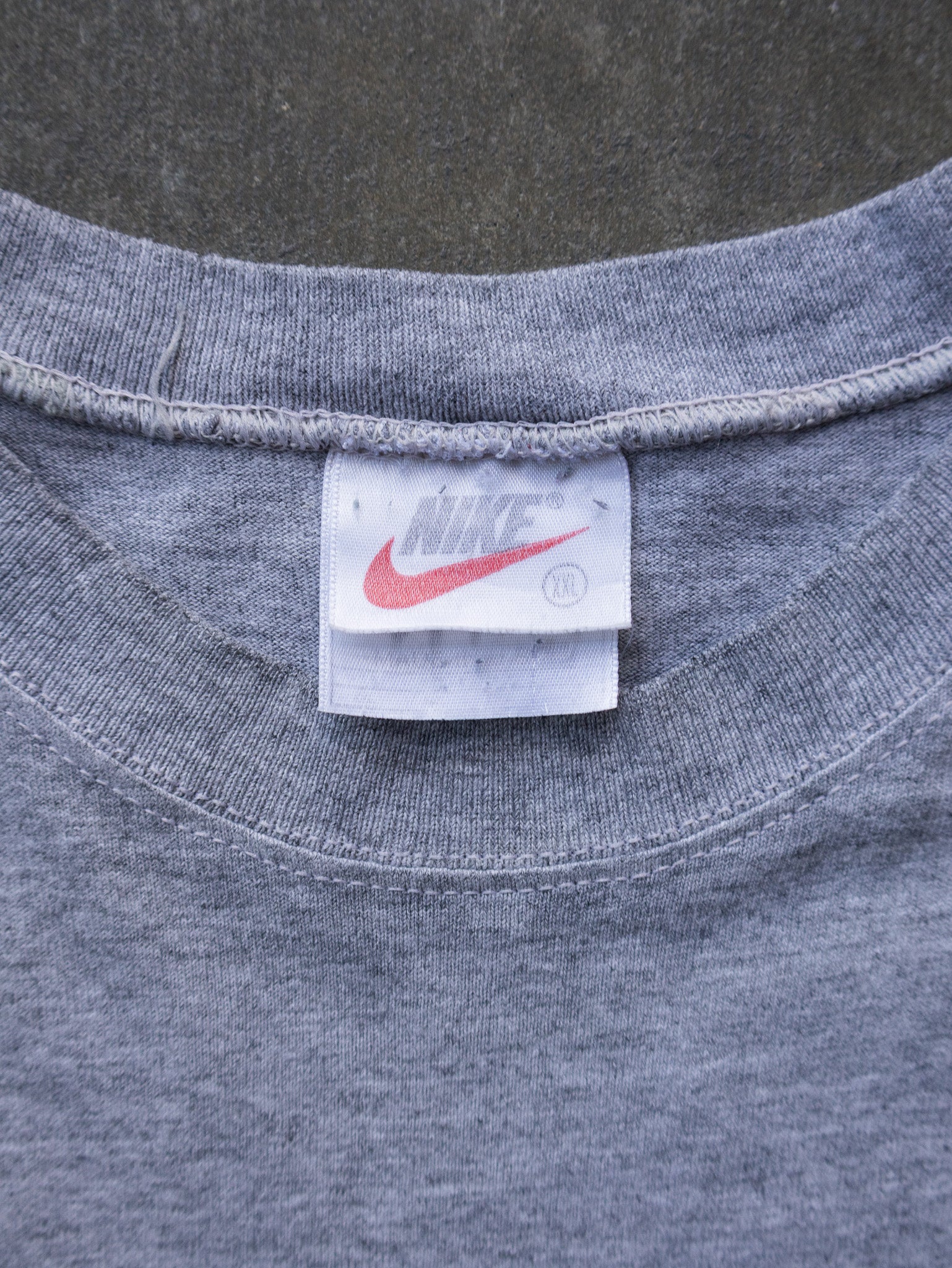 Vintage 90s Grey Nike Swoosh Tank (2XL)