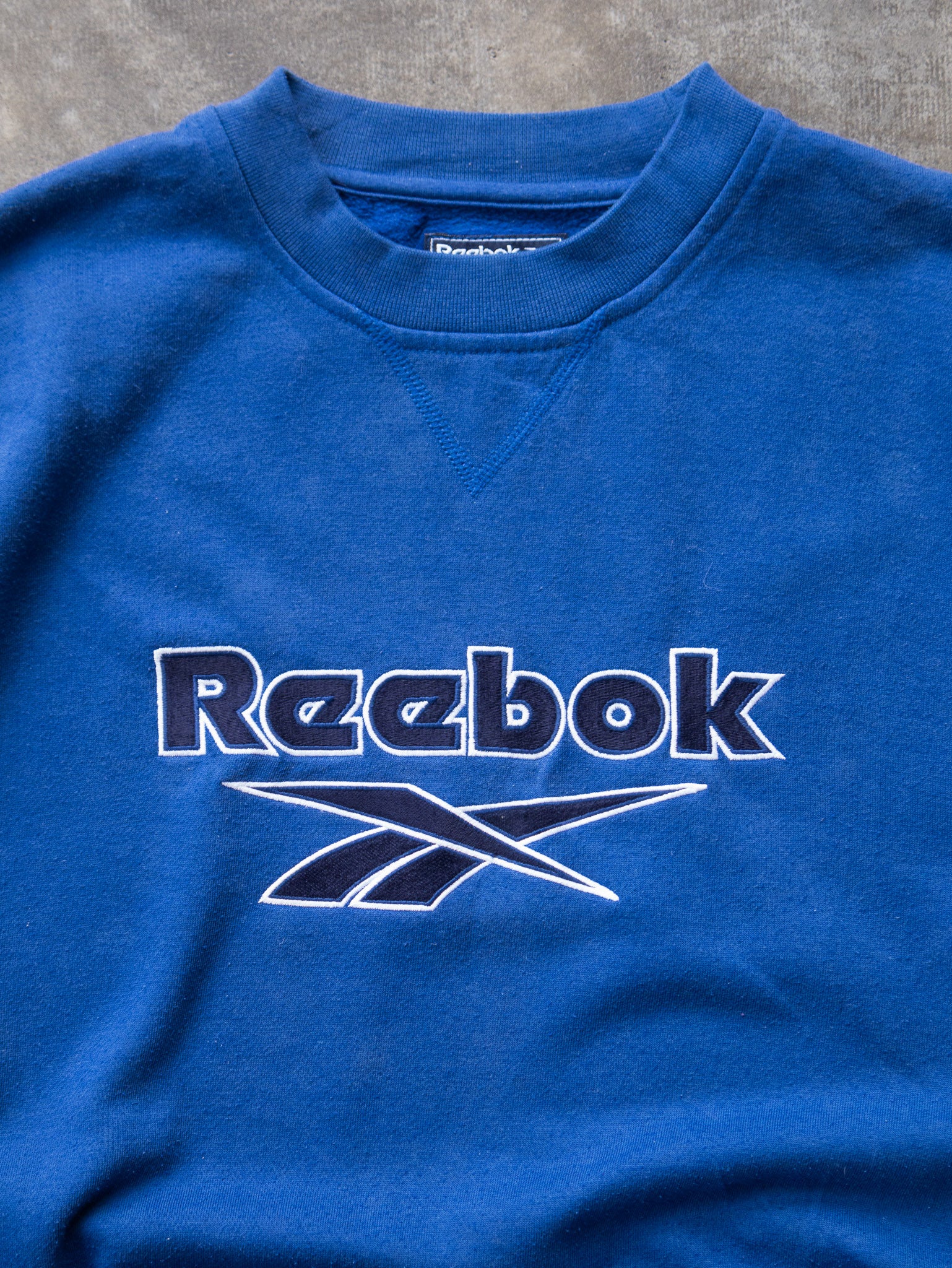 Vintage 90s Blue Reebok Sweatshirt (XL)