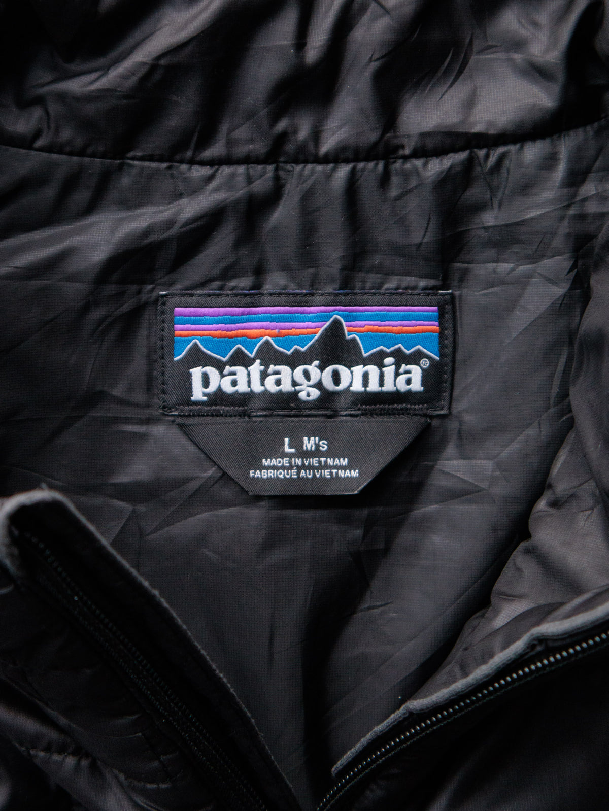Vintage Black Patagonia Puffer Vest (L)