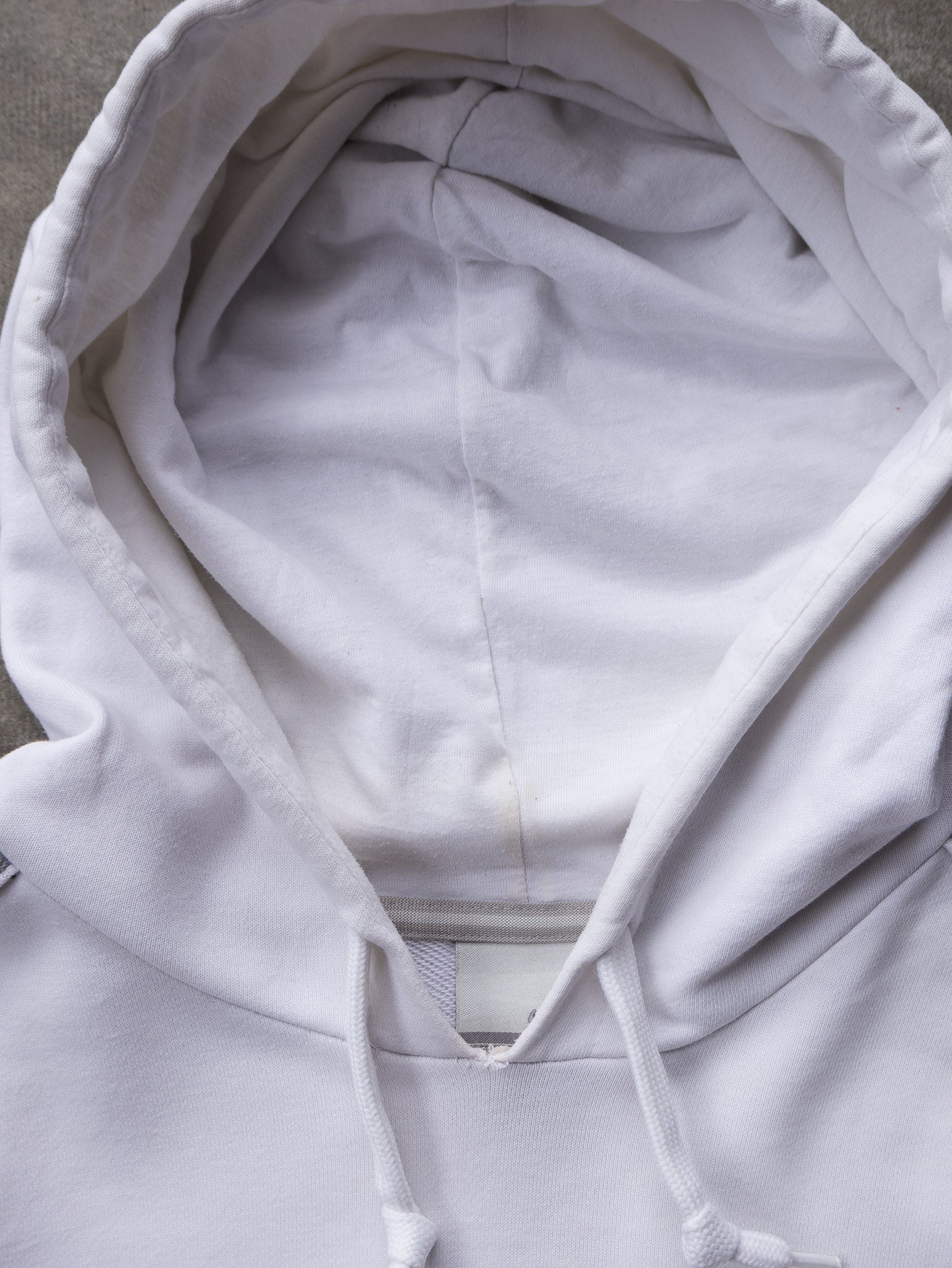 Vintage 00s White & Grey Nike Hoodie (XL)