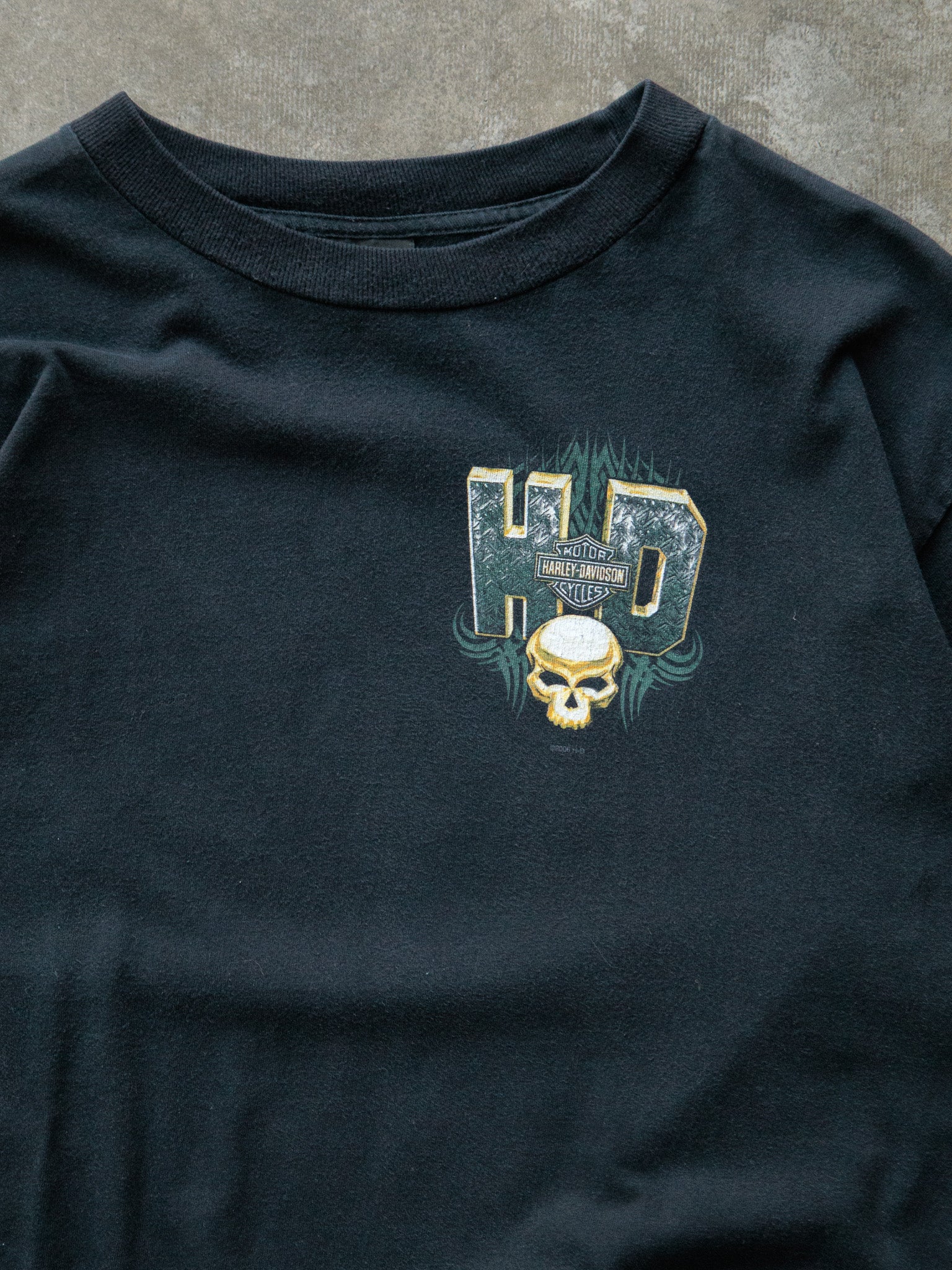 Vintage 2006 Black Harley-Davidson Tee (XL)