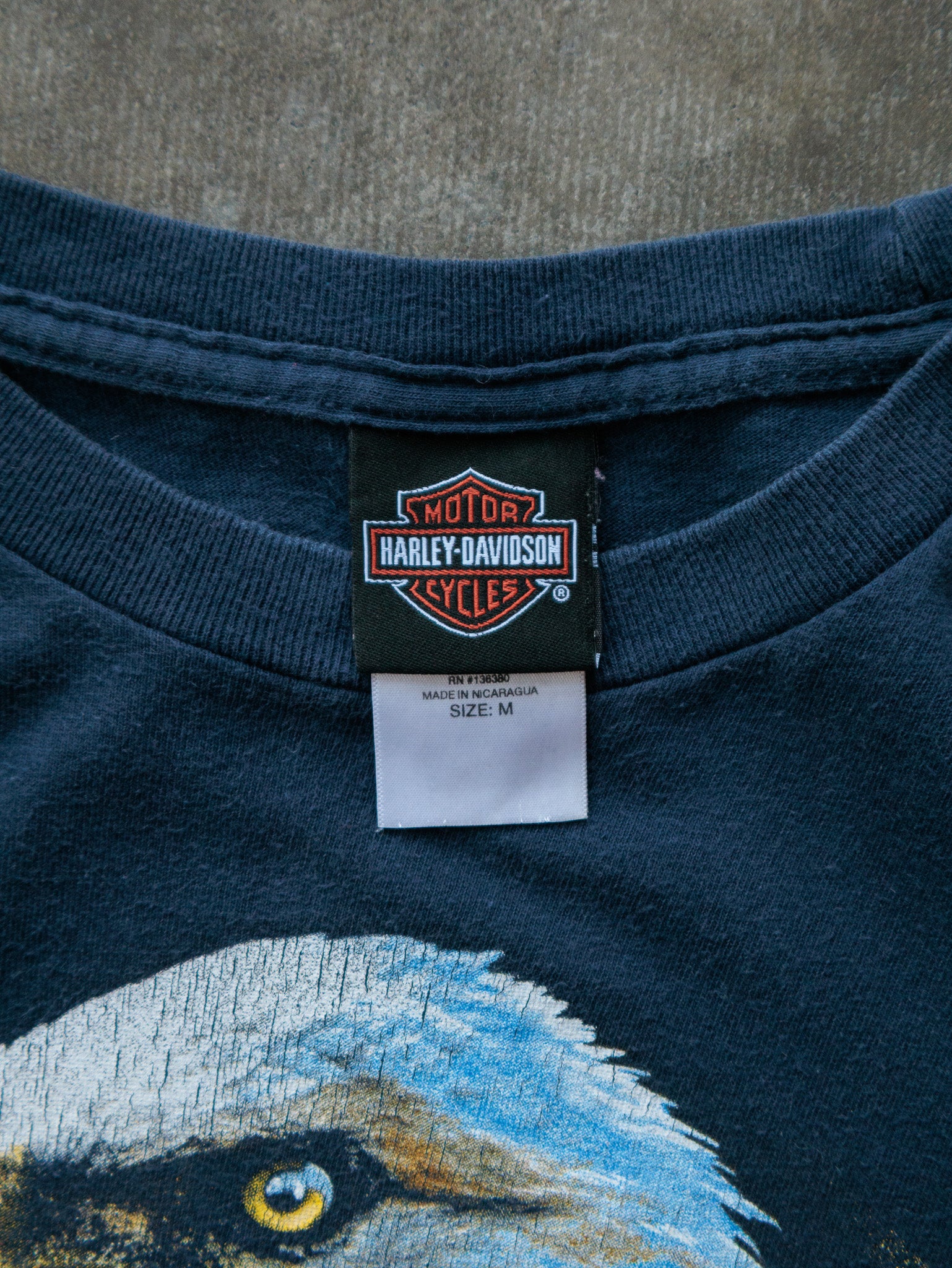 Navy Harley-Davidson Eagle Tee (M)