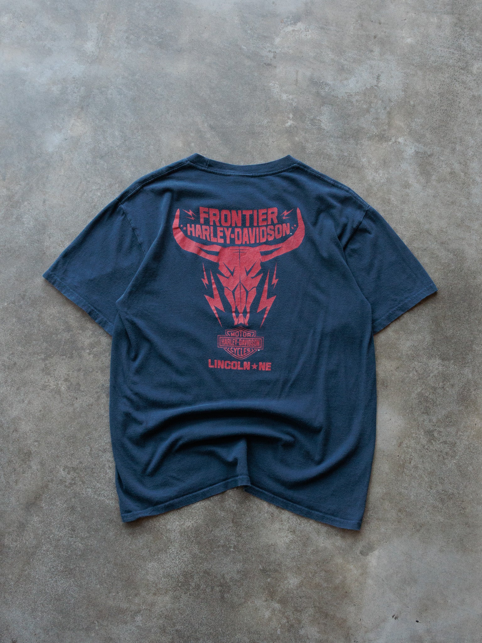 Navy Harley-Davidson Eagle Tee (M)