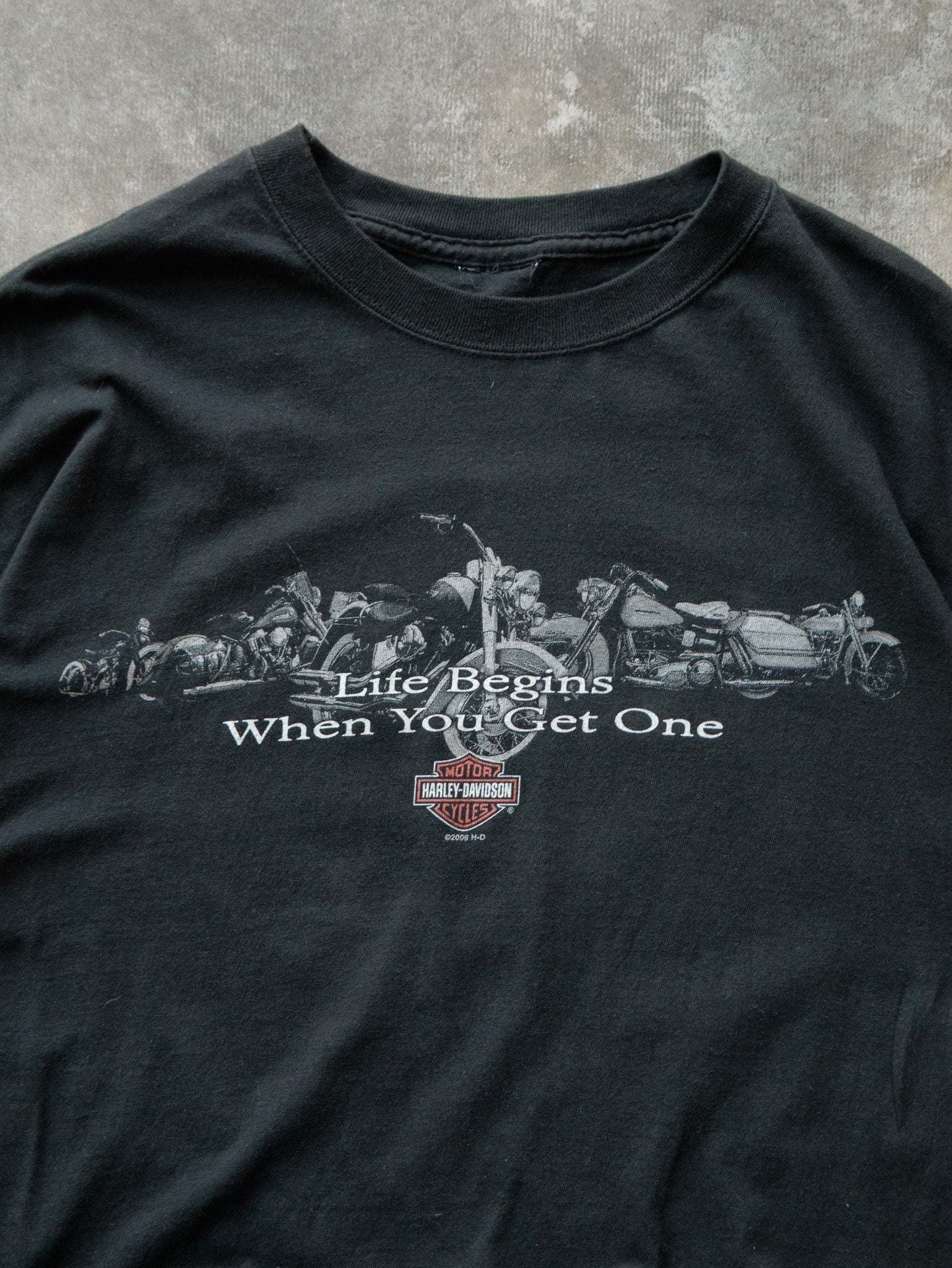 Vintage 2008 Black Harley-Davidson St. Louis Tee (-)