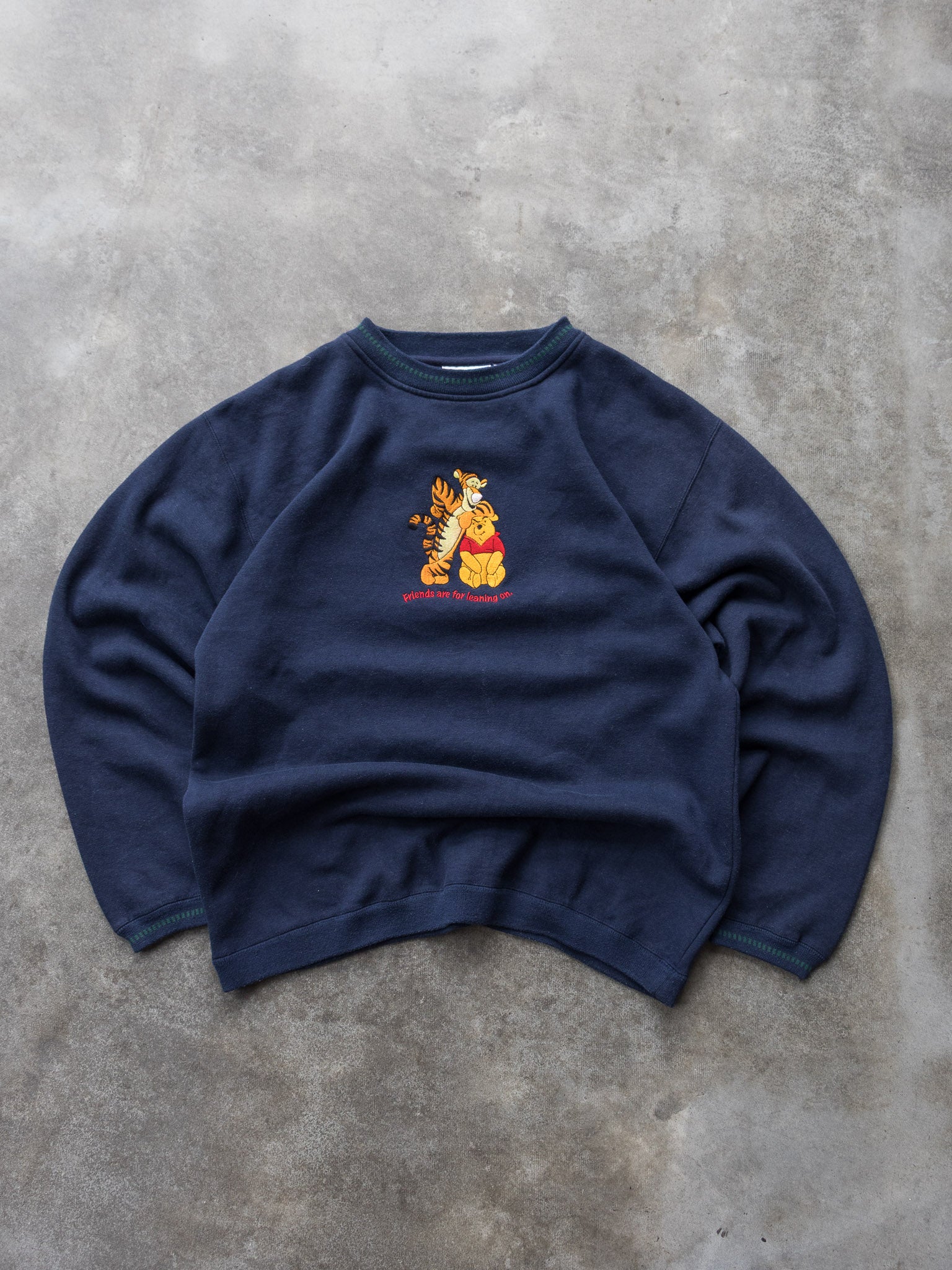 Vintage 00s Disney Pooh & Tigger Sweatshirt (L)