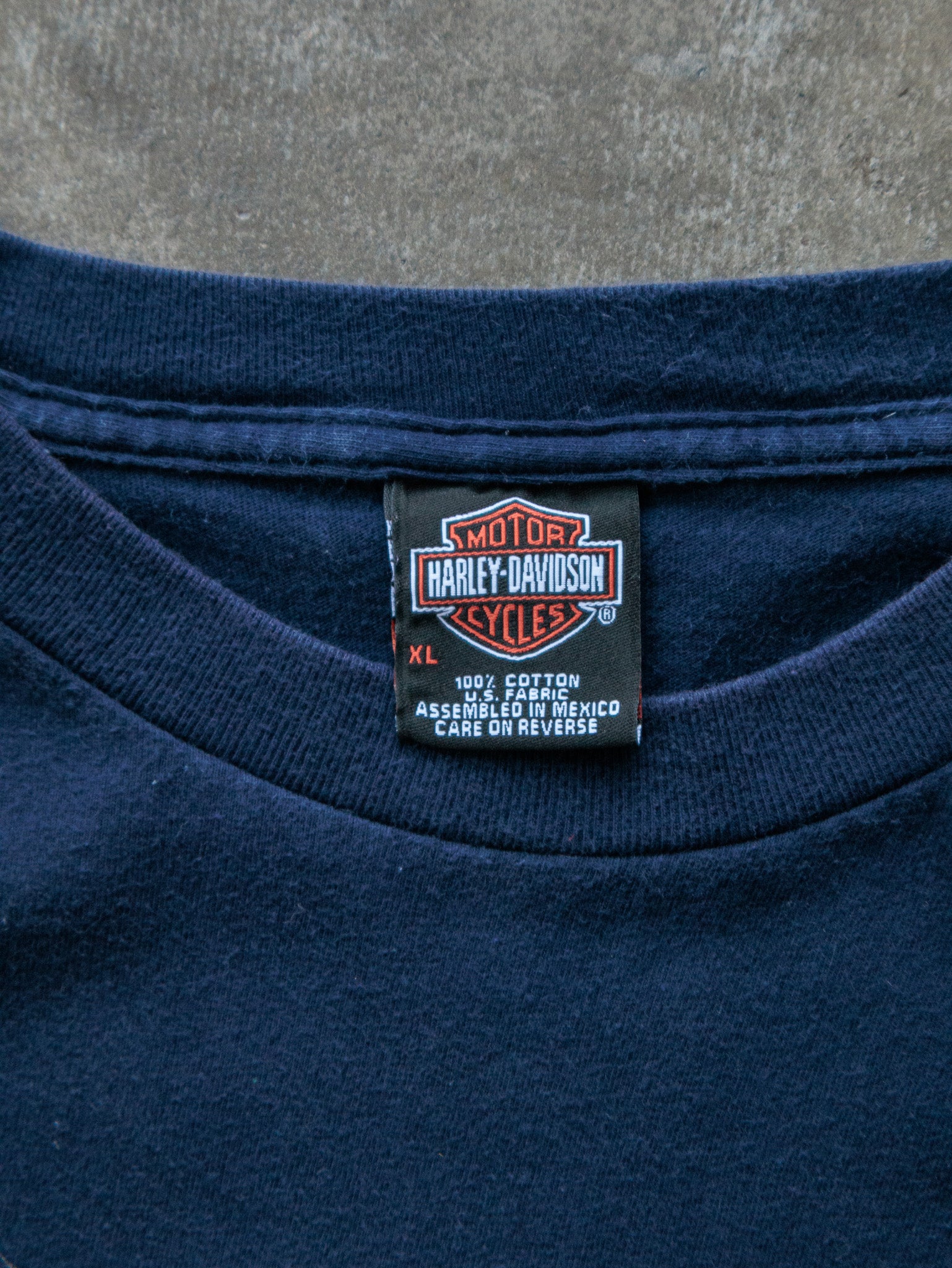 Vintage 00s Navy Harley-Davidson Omaha Nebraska Tee (XL)