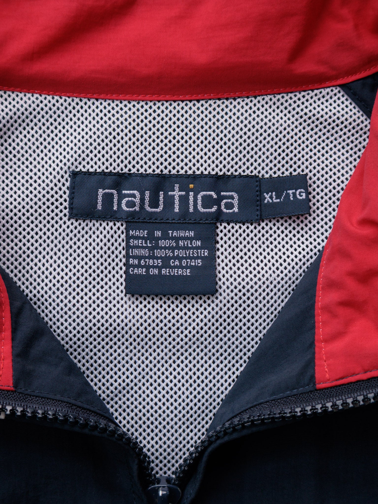 Vintage 1997 Navy Nautica Challenge Windbreaker (XL)