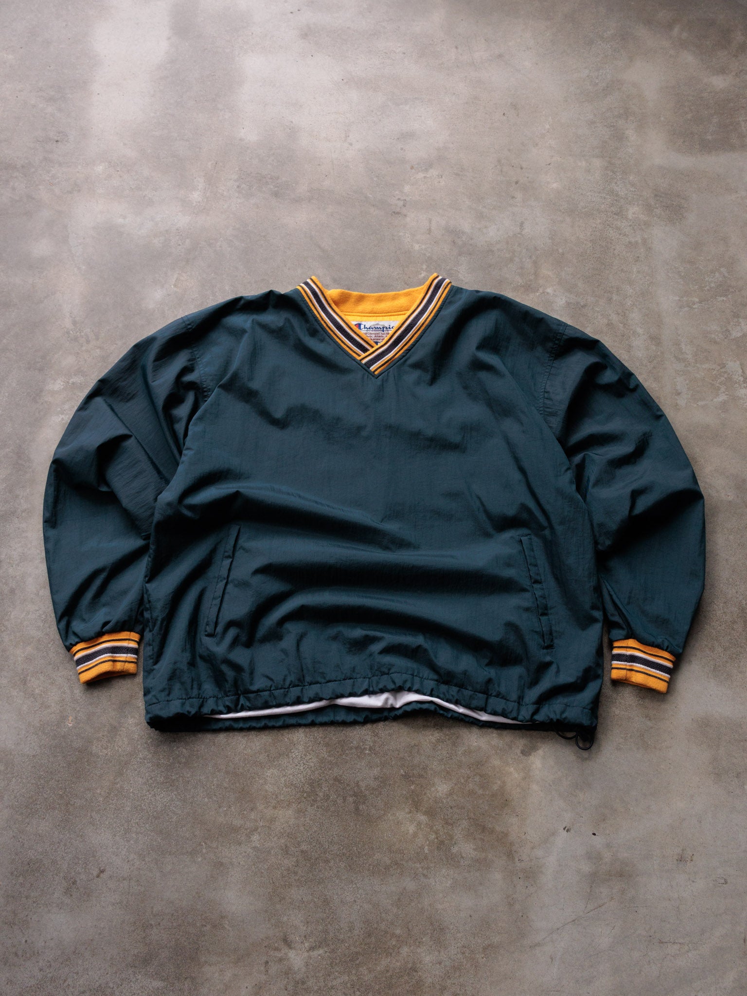 Vintage 90s Green Champion Windbreaker (XL)