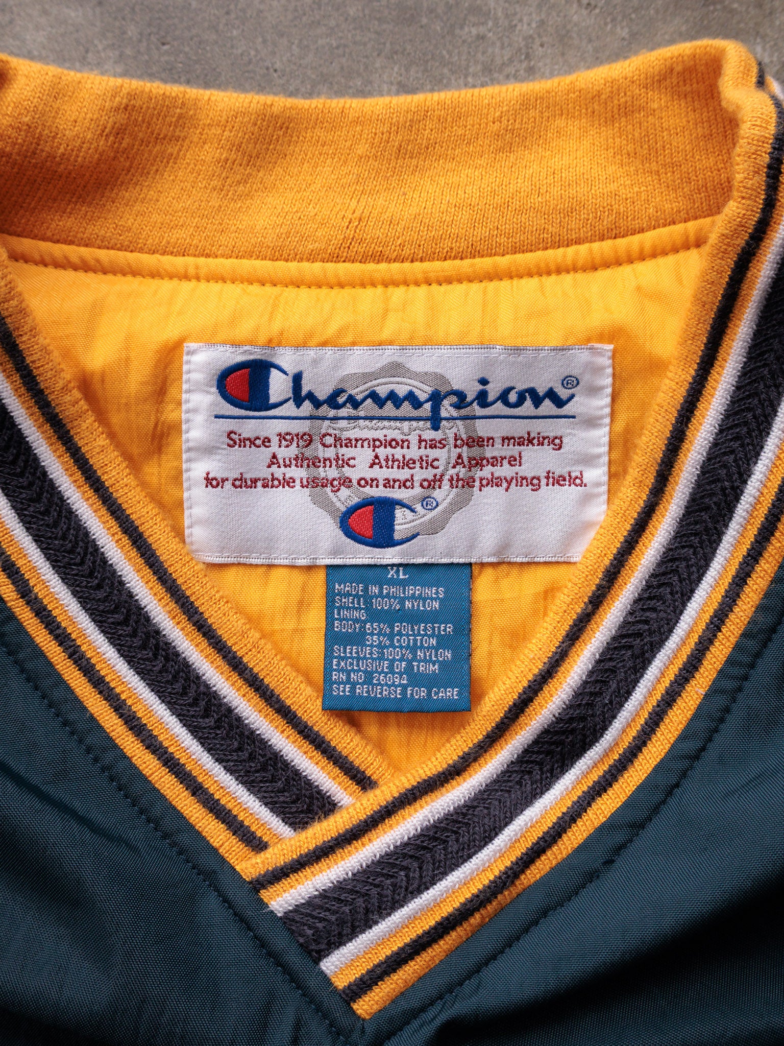 Vintage 90s Green Champion Windbreaker (XL)