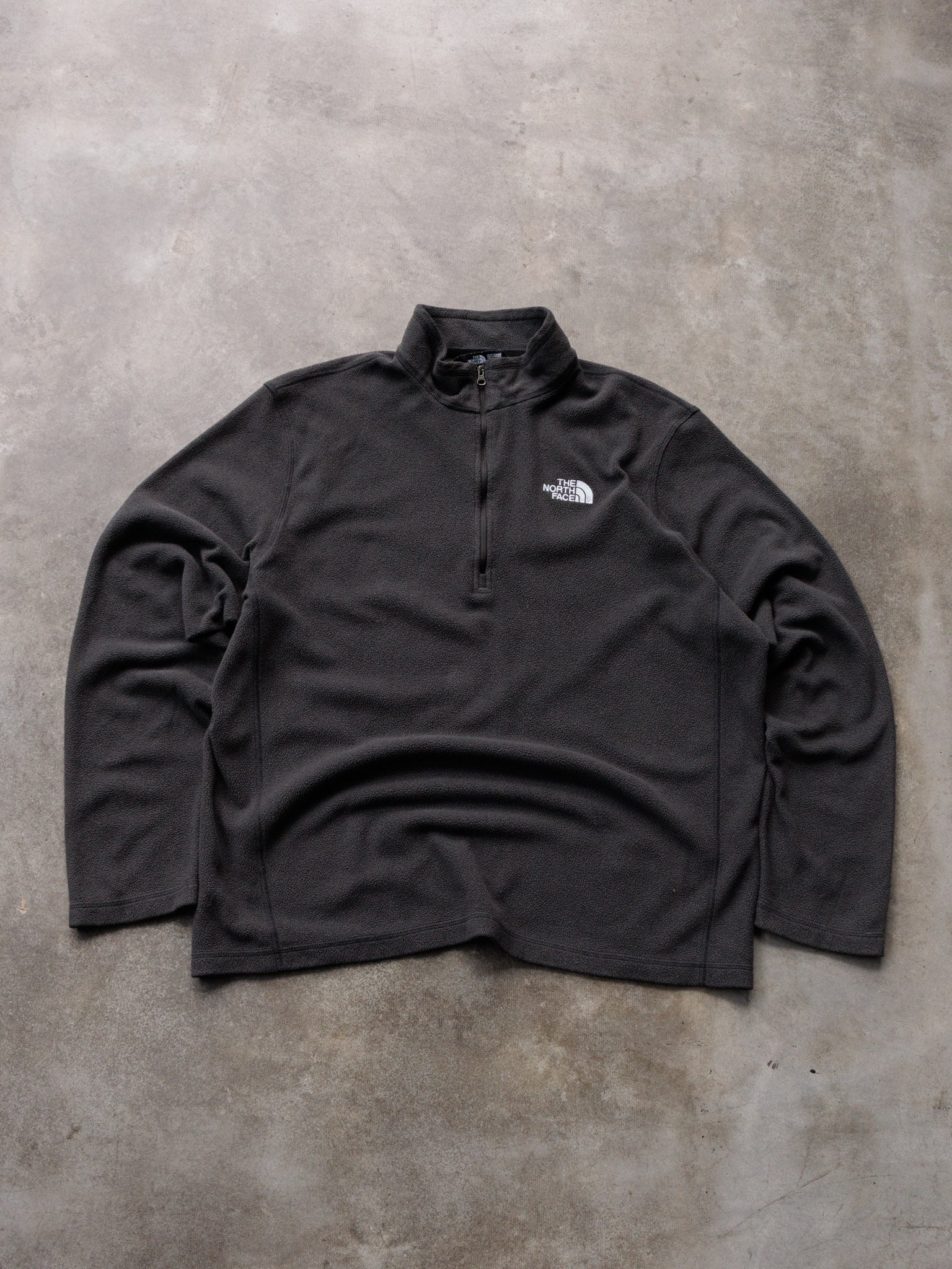 Vintage Black The North Face Fleece Quarter Zip (L)