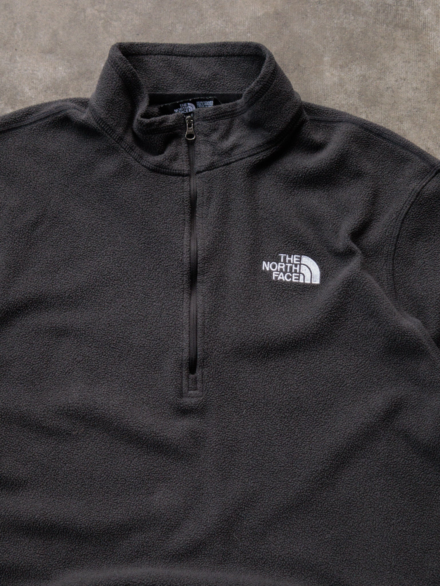 Vintage Black The North Face Fleece Quarter Zip (L)