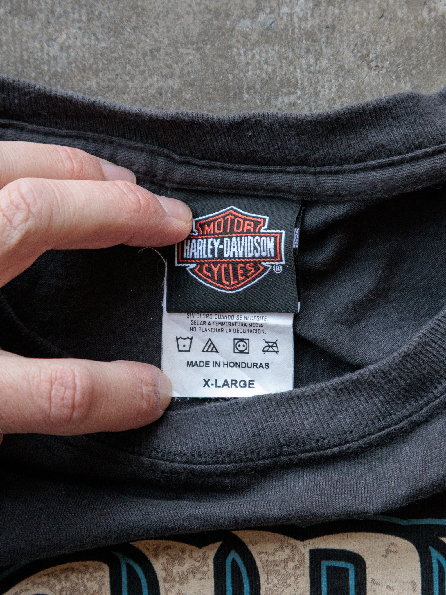Vintage Black Harley-Davidson Milwaukee Tee (XL)