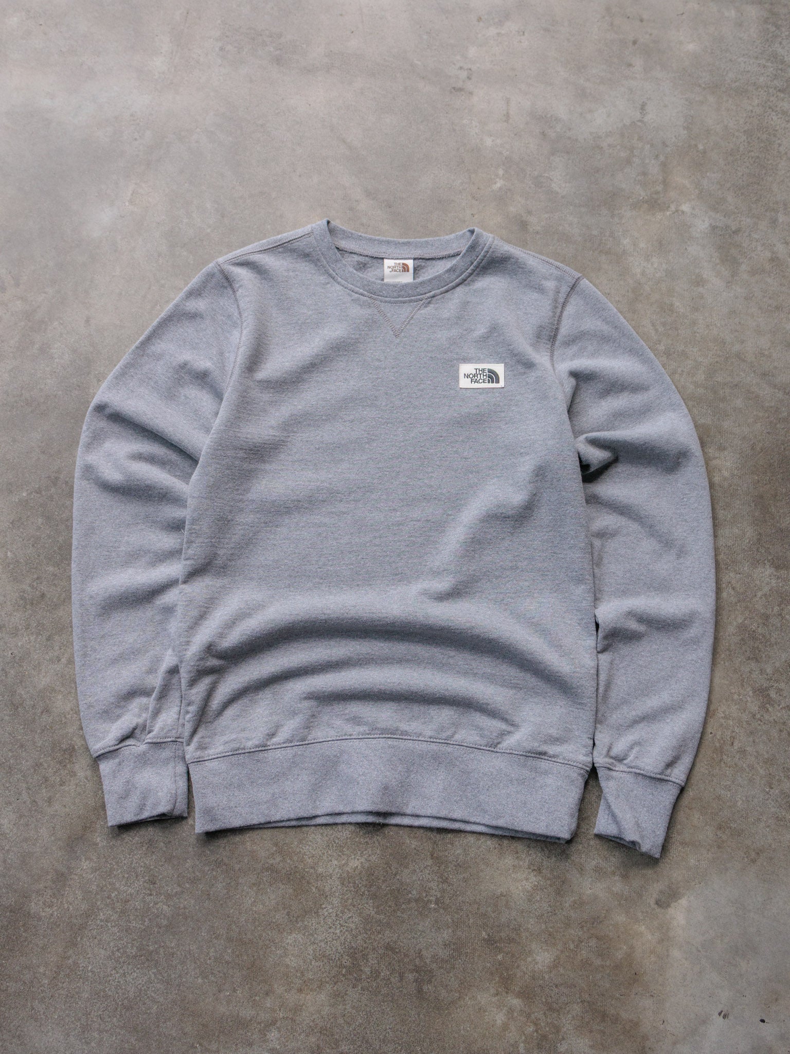 Vintage Grey The North Face Sweatshirt (XS)
