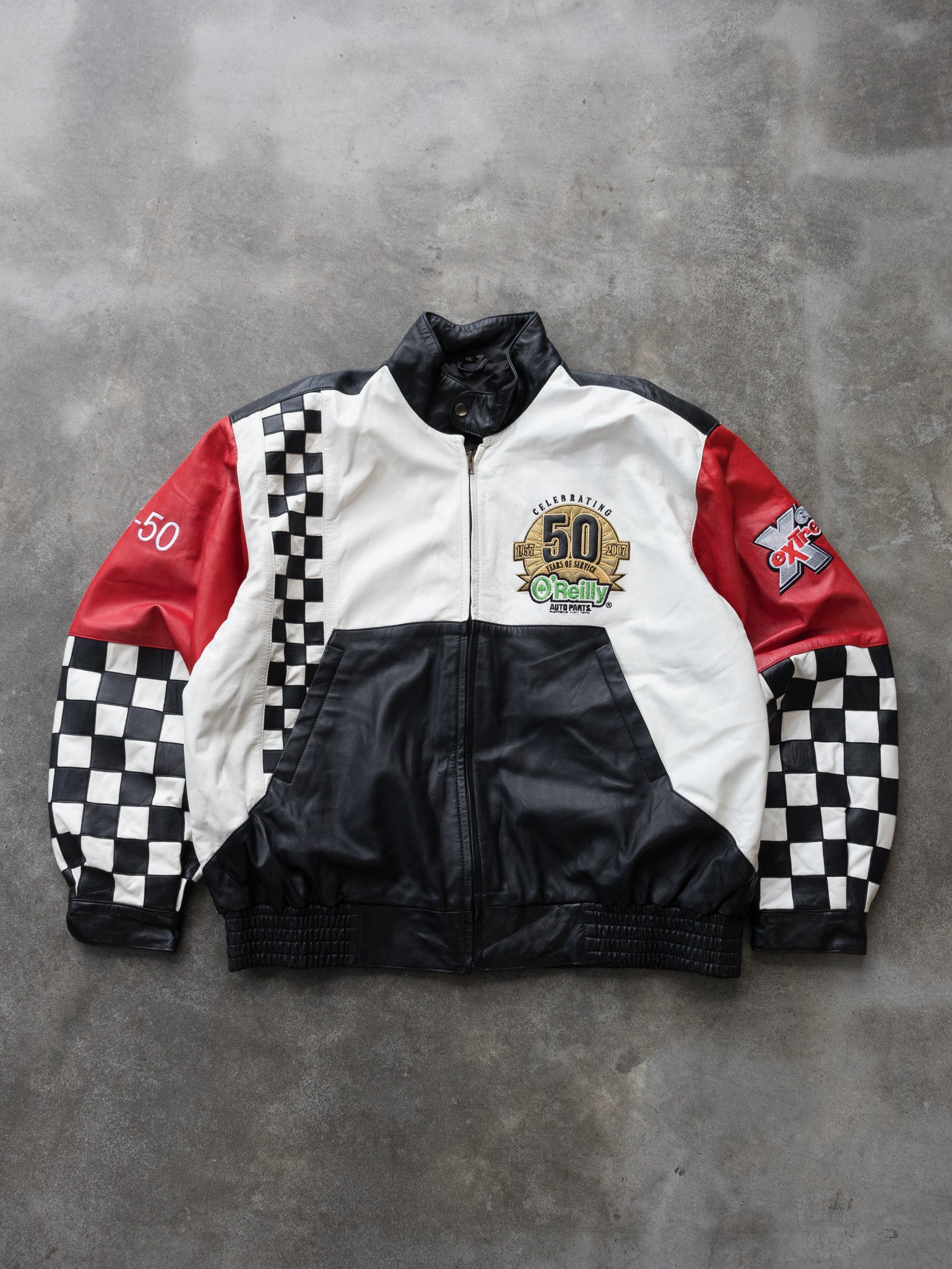 Vintage O’Reilly Racing Leather Jacket (XL)