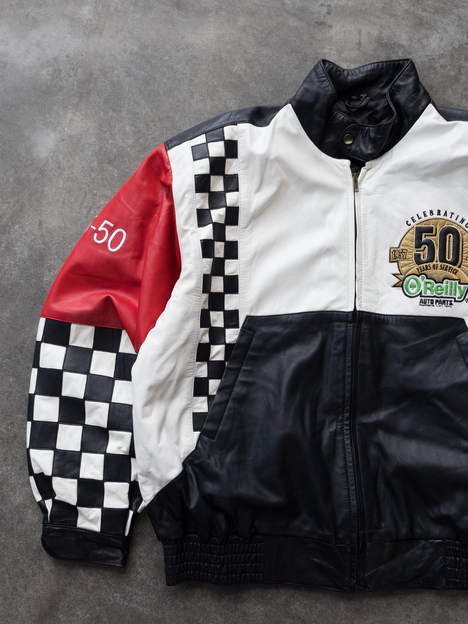 Vintage O’Reilly Racing Leather Jacket (XL)