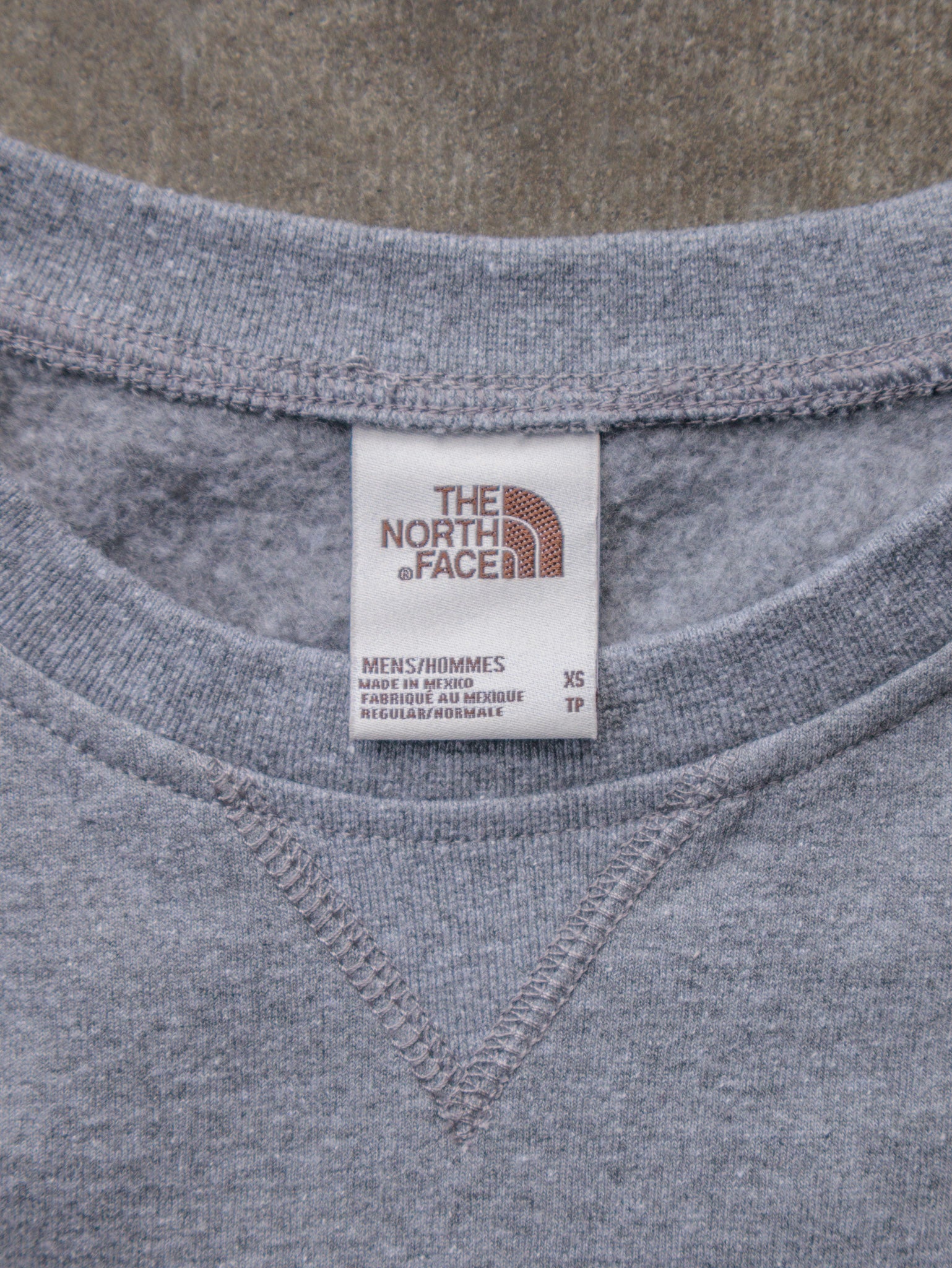 Vintage Grey The North Face Sweatshirt (XS)