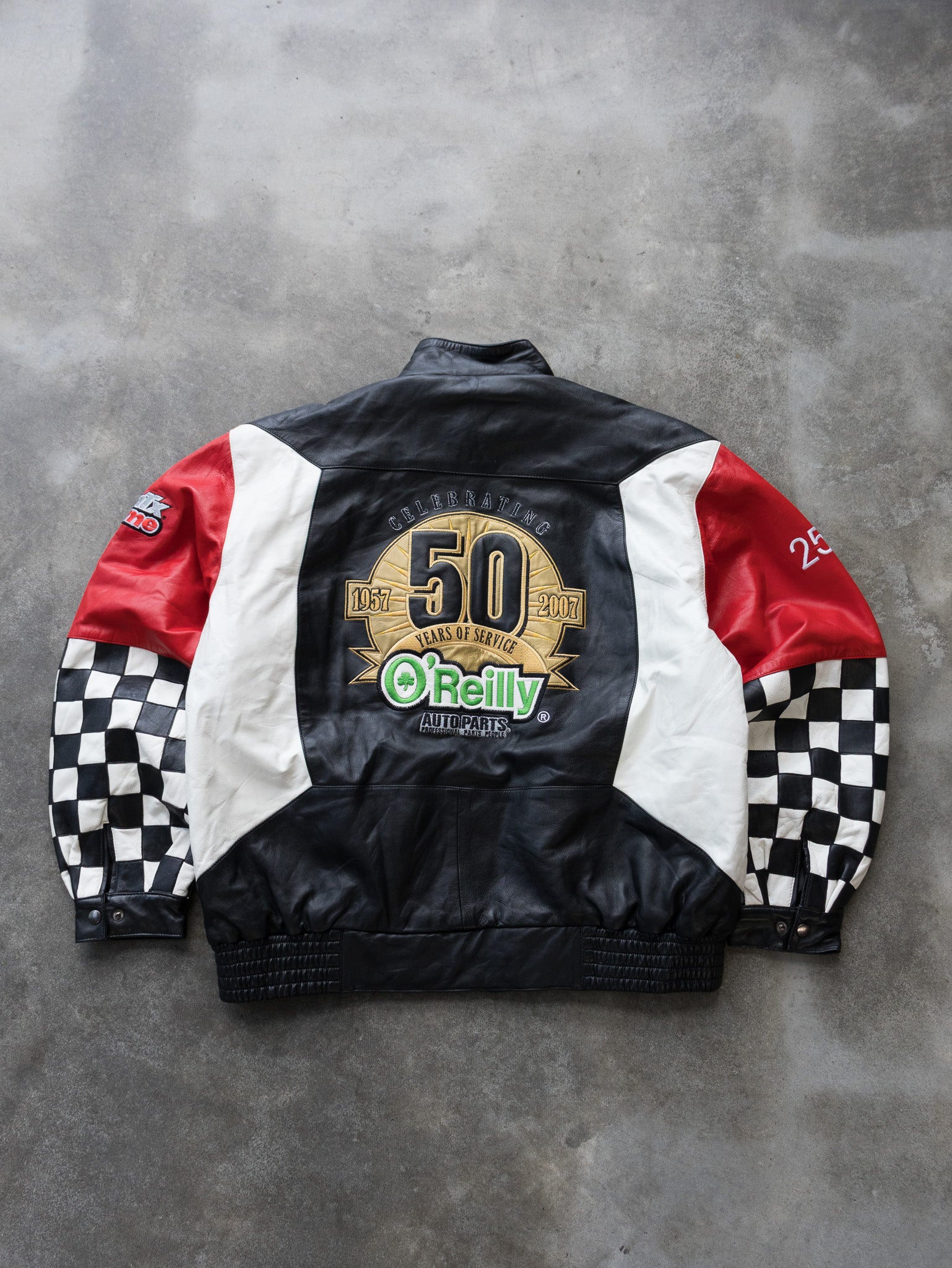 Vintage O’Reilly Racing Leather Jacket (XL)
