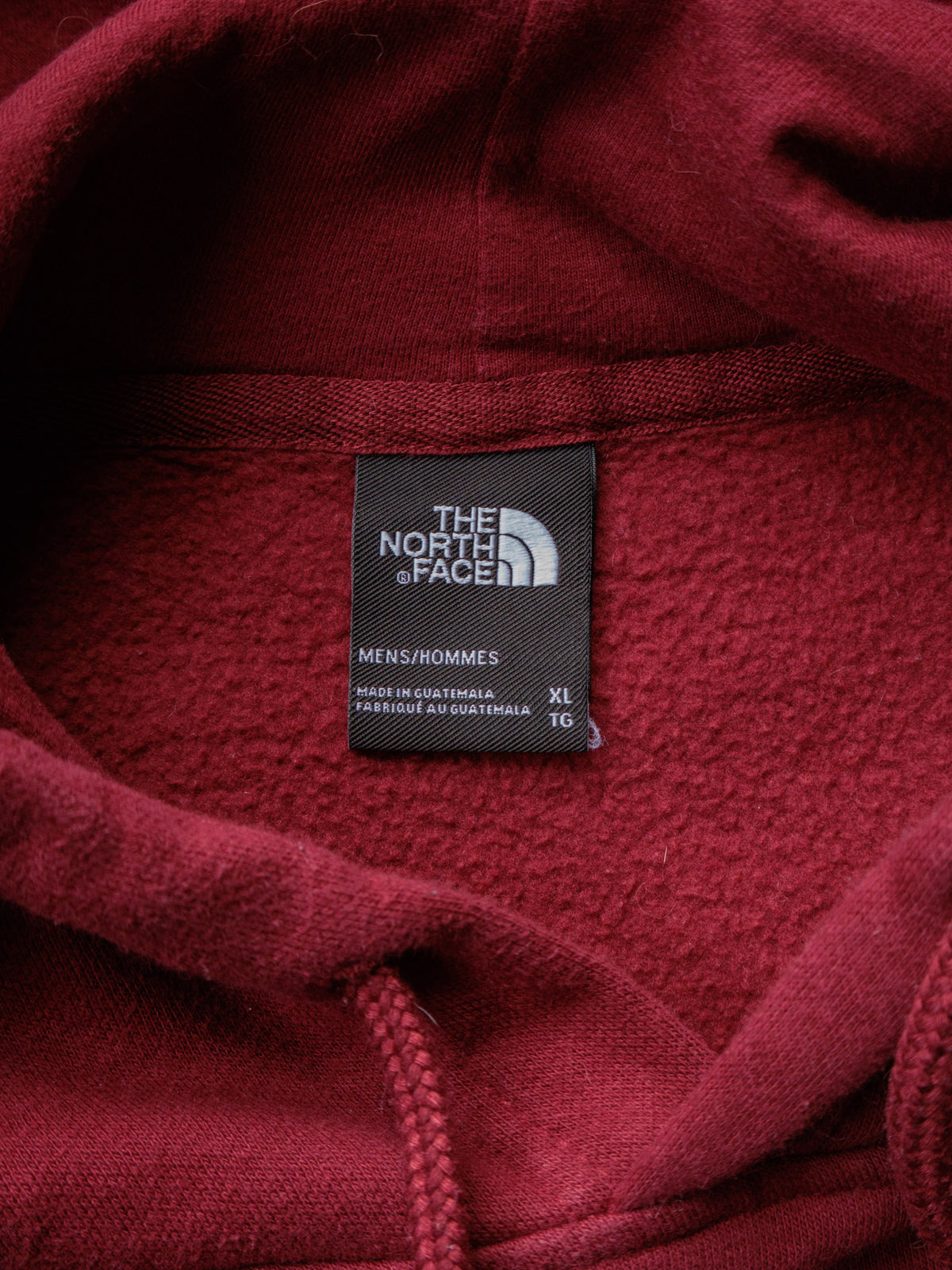 Vintage Red The North Face Hoodie (XL)