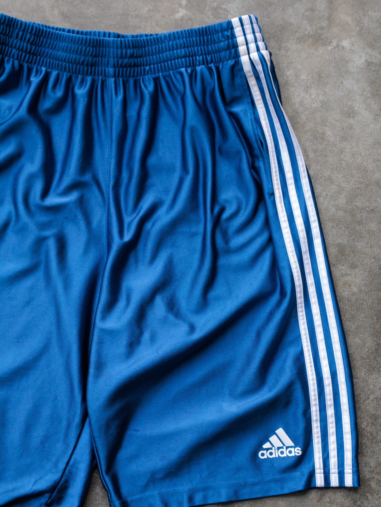 Vintage Blue Adidas Shorts (XL)