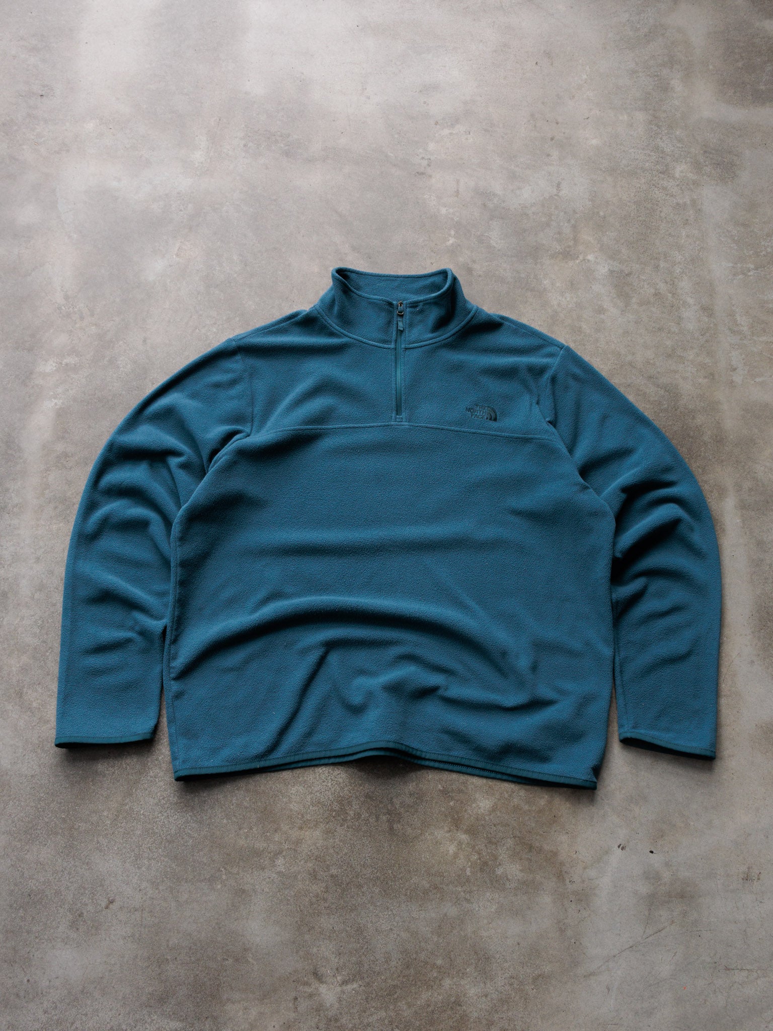 Vintage Teal The North Face Fleece Quarter Zip (XL)