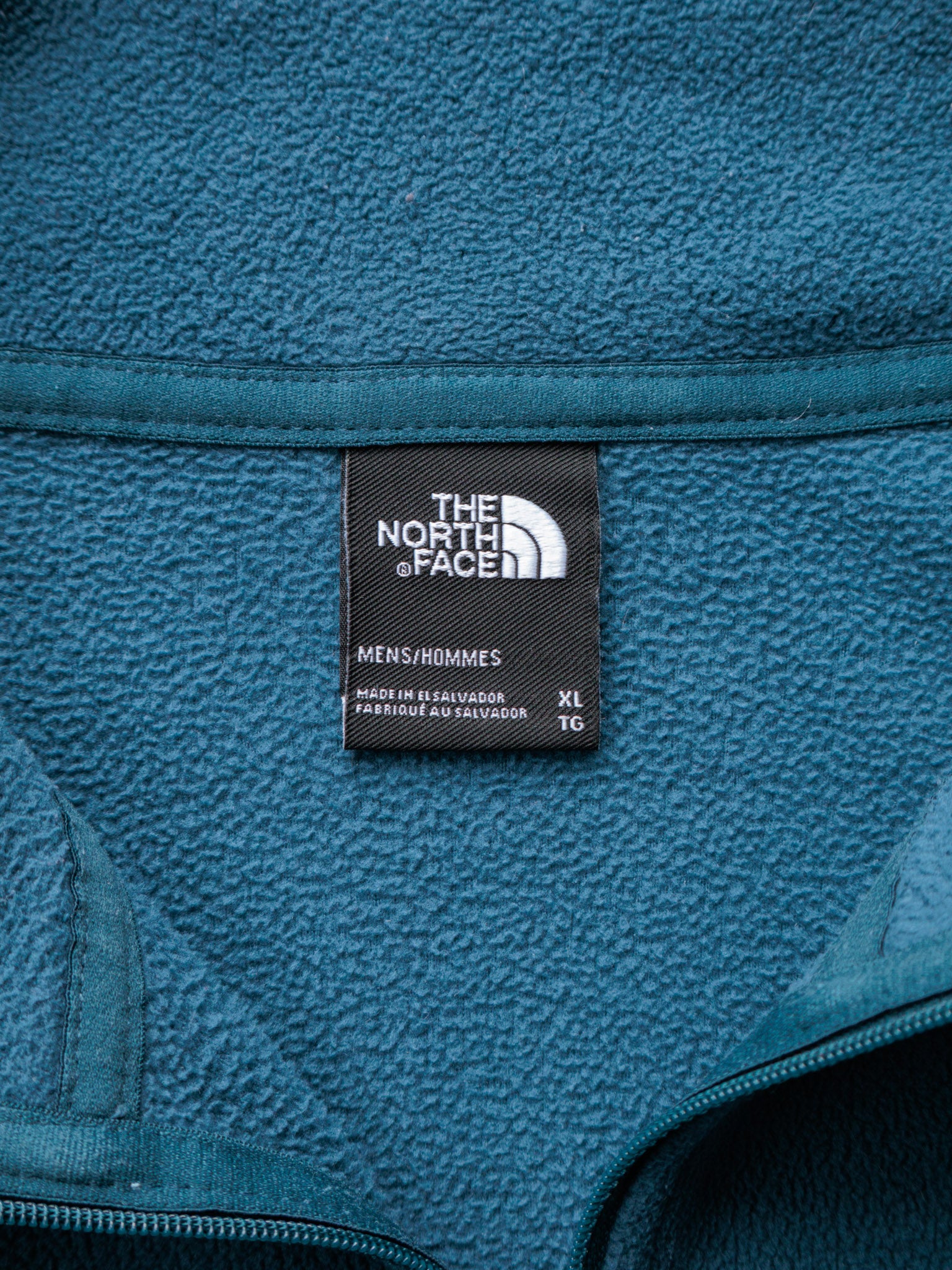Vintage Teal The North Face Fleece Quarter Zip (XL)