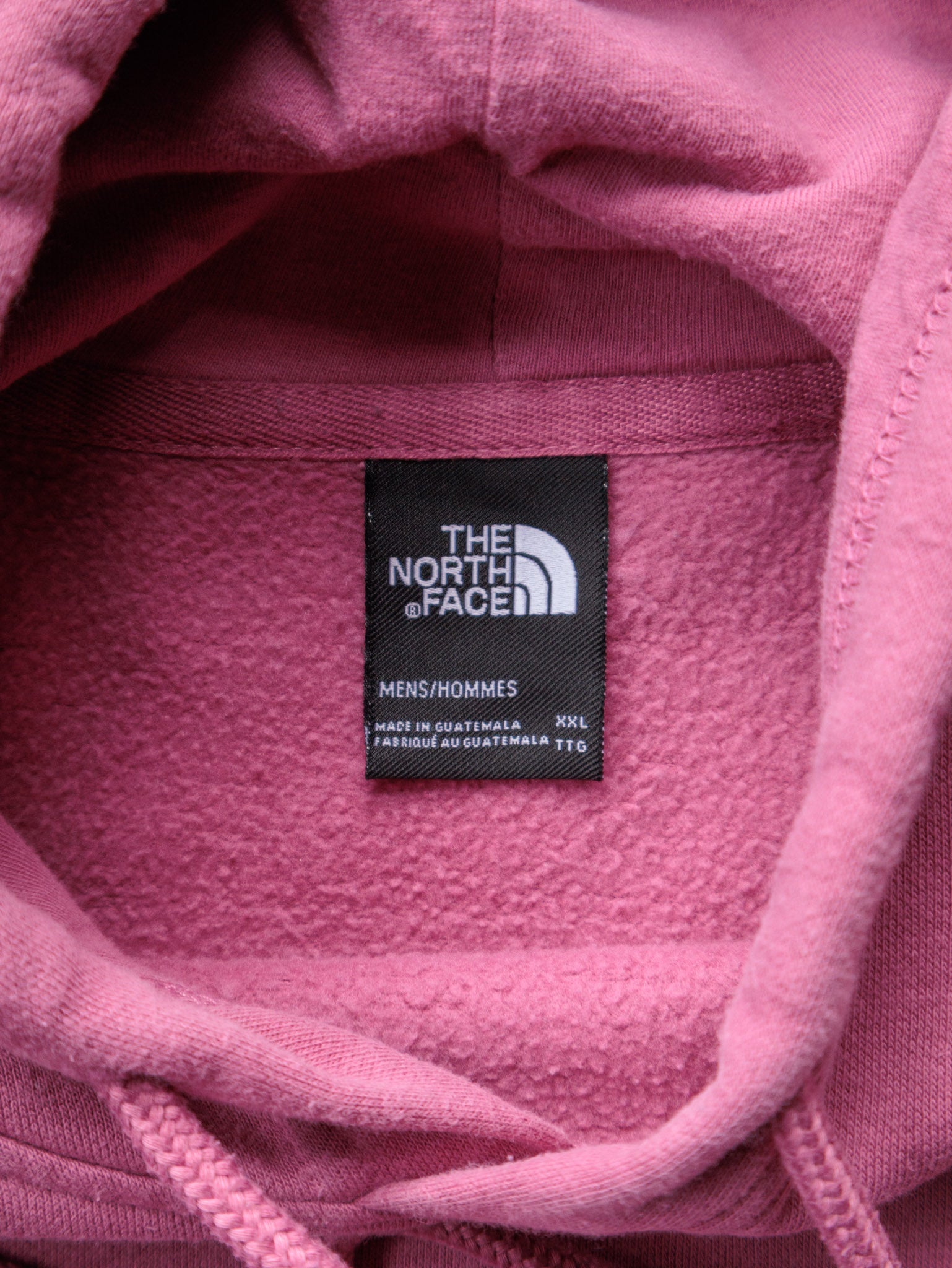 Vintage Pink The North Face Mountain Hoodie (2XL)