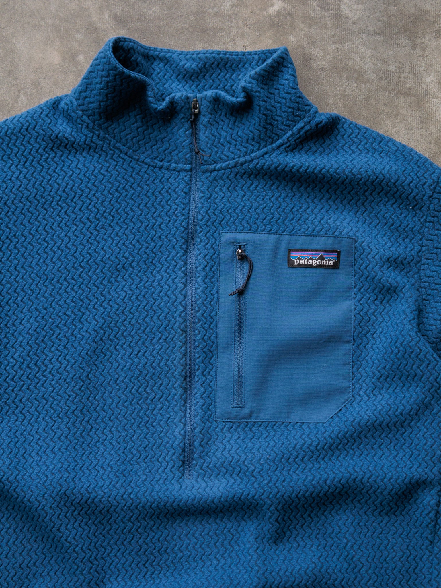 Blue Patagonia Fleece Quarter Zip (XL)