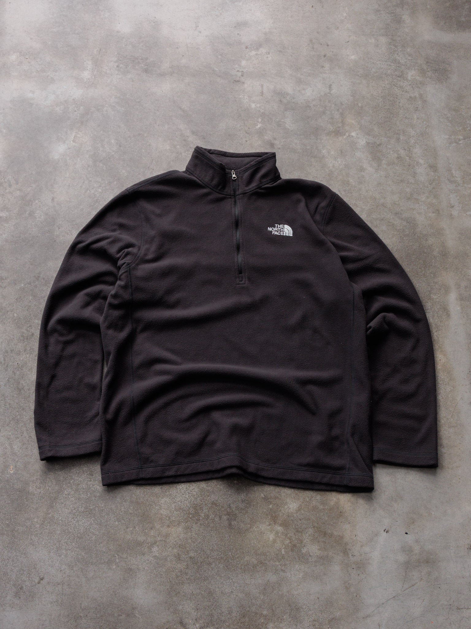 Vintage Black The North Face Fleece Quarter Zip (L)