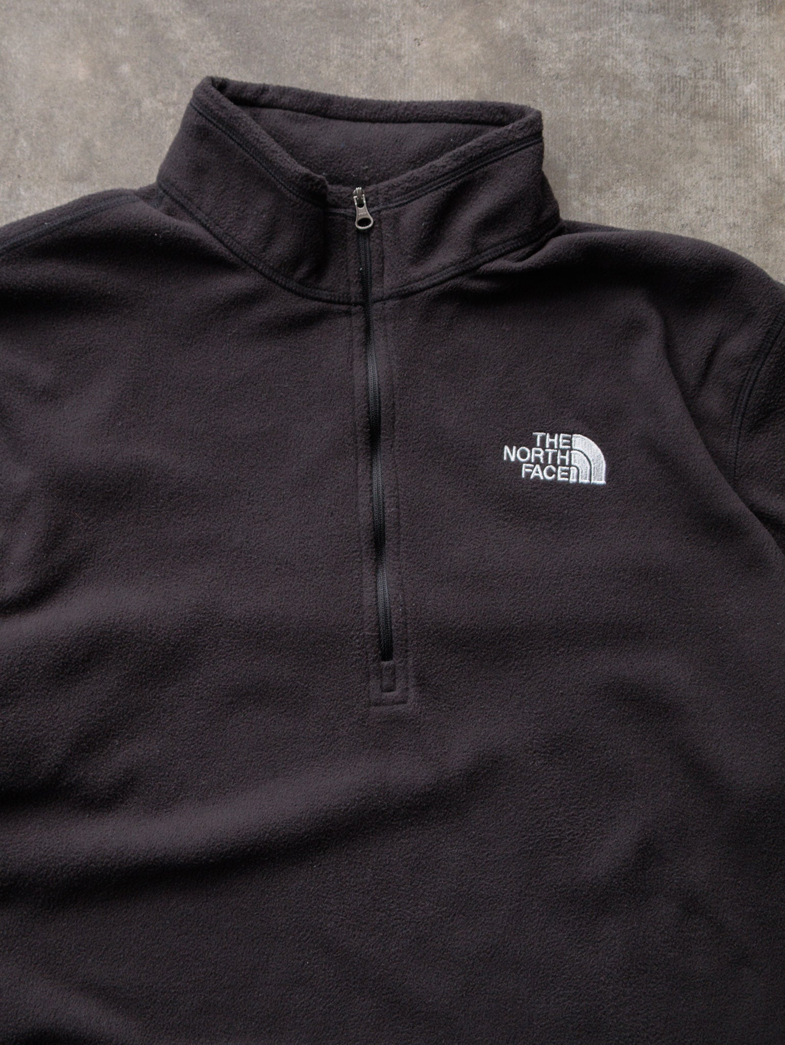 Vintage Black The North Face Fleece Quarter Zip (L)