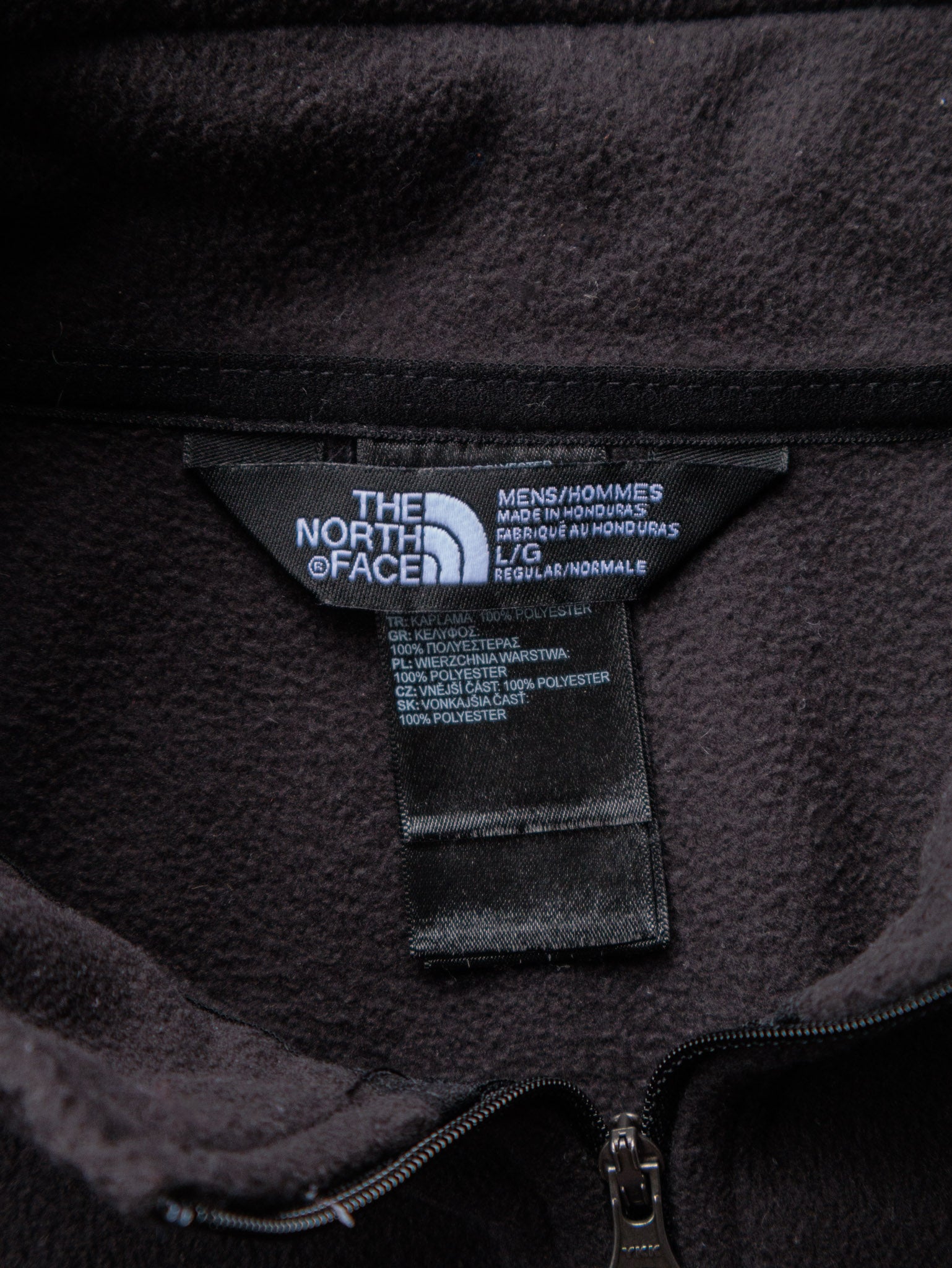 Vintage Black The North Face Fleece Quarter Zip (L)