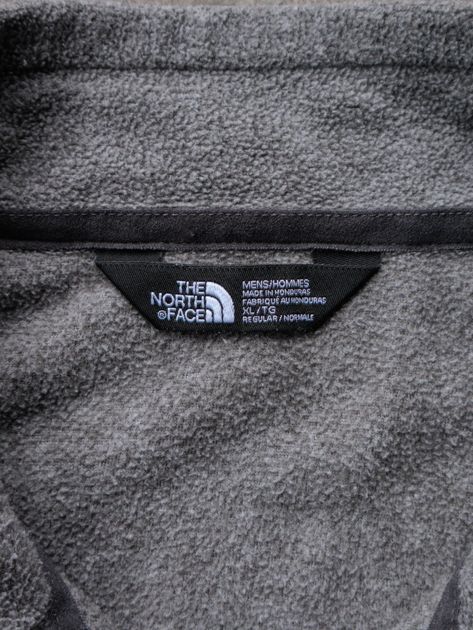 Vintage Grey The North Face Fleece Quarter Zip (XL)