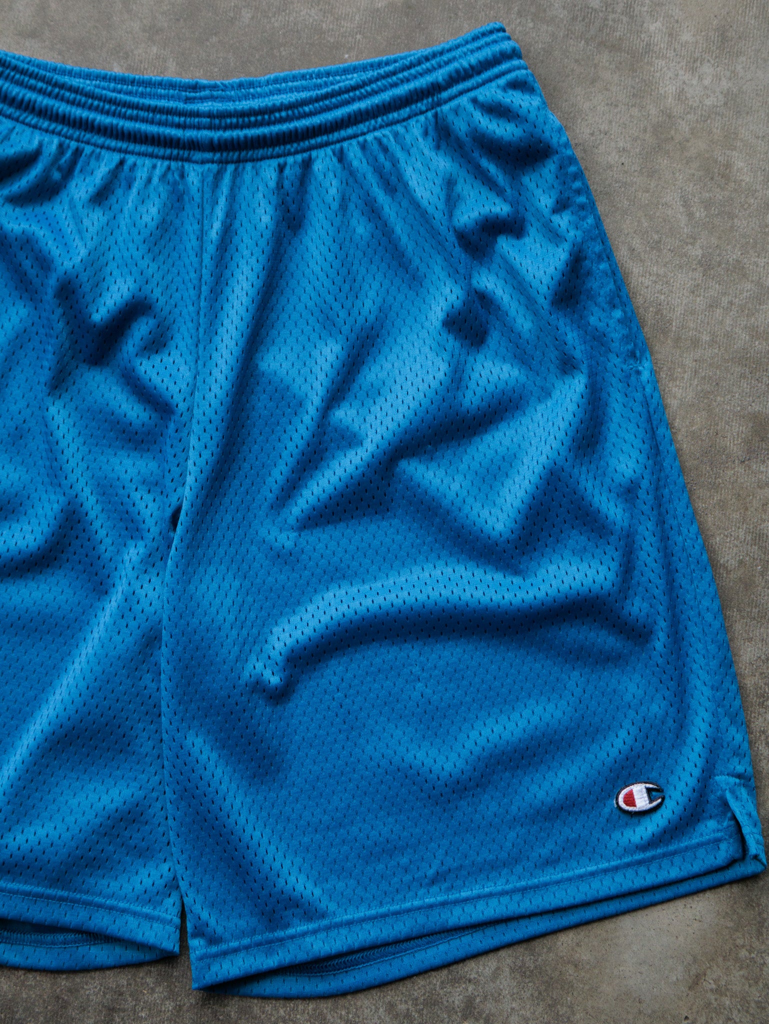 Vintage 00s Blue Champion Mesh Shorts (M)